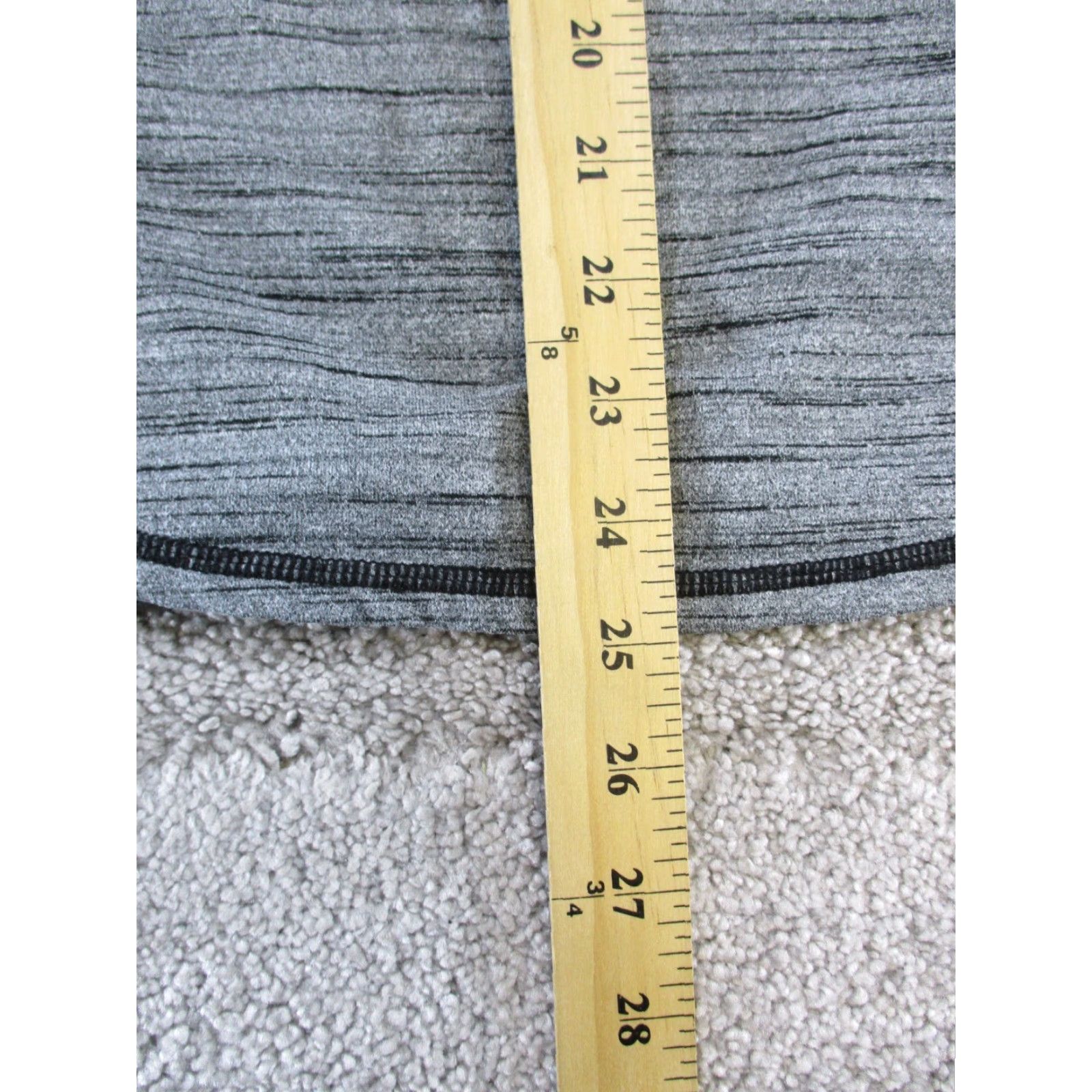 Athleta ATHLETA Womens Small Gray Black Running Half Zip Sweater Activewear Long Sleeve Mock Neck Size S / US 4 / IT 40 - 8 Thumbnail