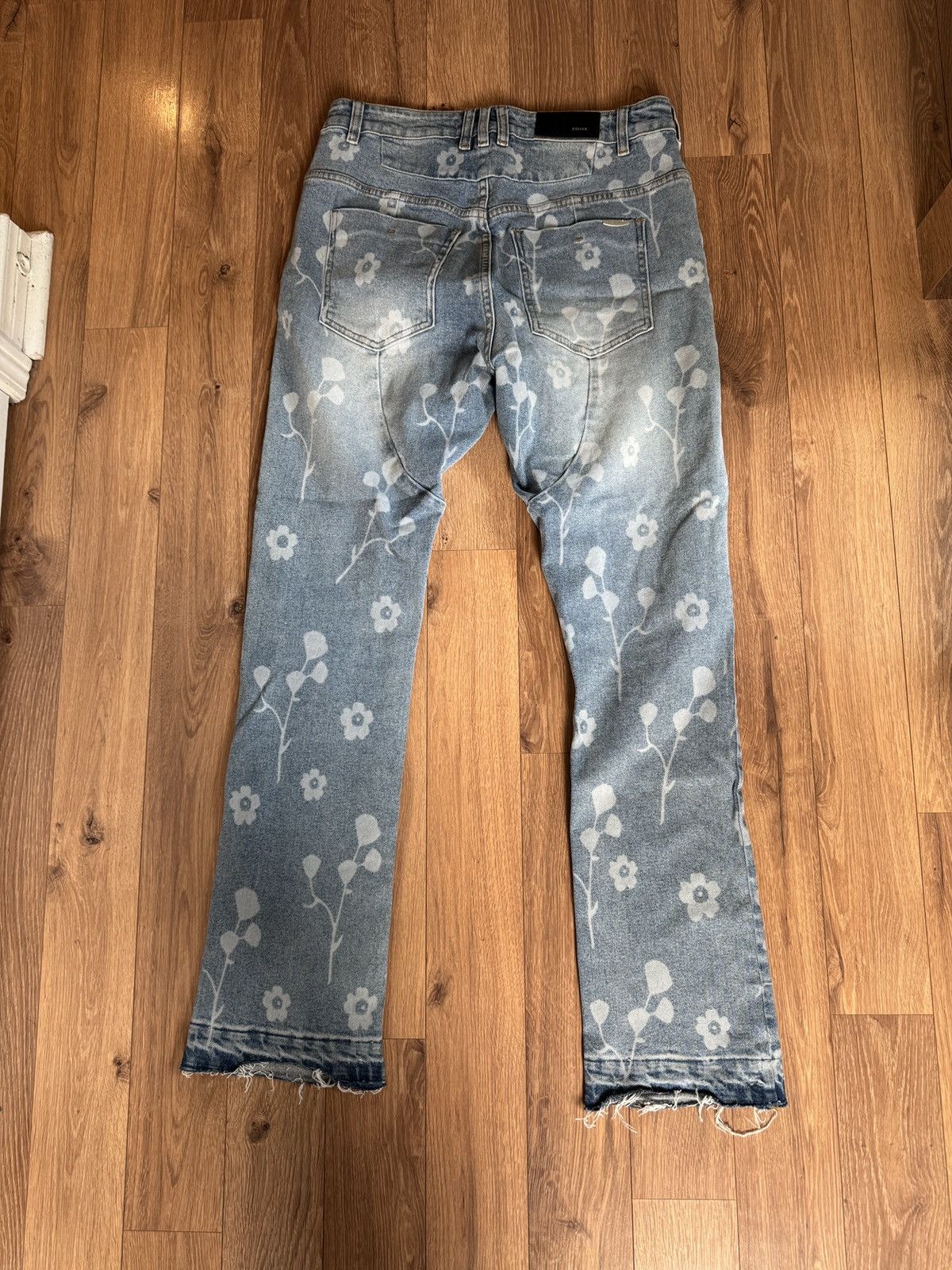 Kollar Clothing Kollar Clothing Sample Floral Denim Size US 32 / EU 48 - 4 Thumbnail