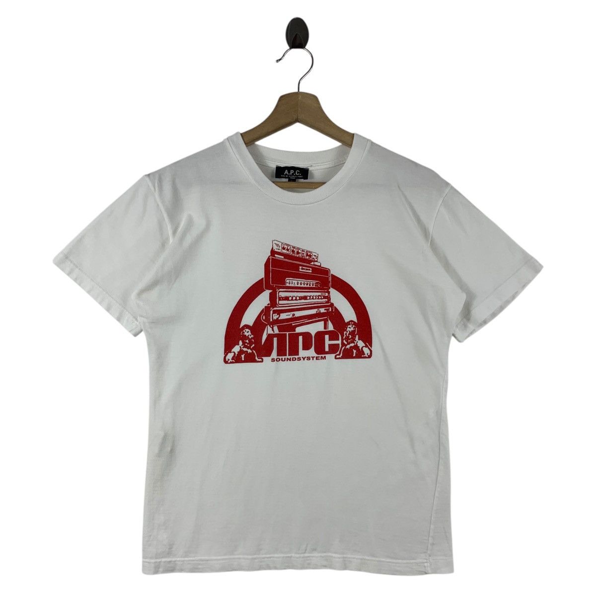 A.P.C. × Japanese Brand APC sound system spellout designer tee Size US S / EU 44-46 / 1 - 1 Thumbnail