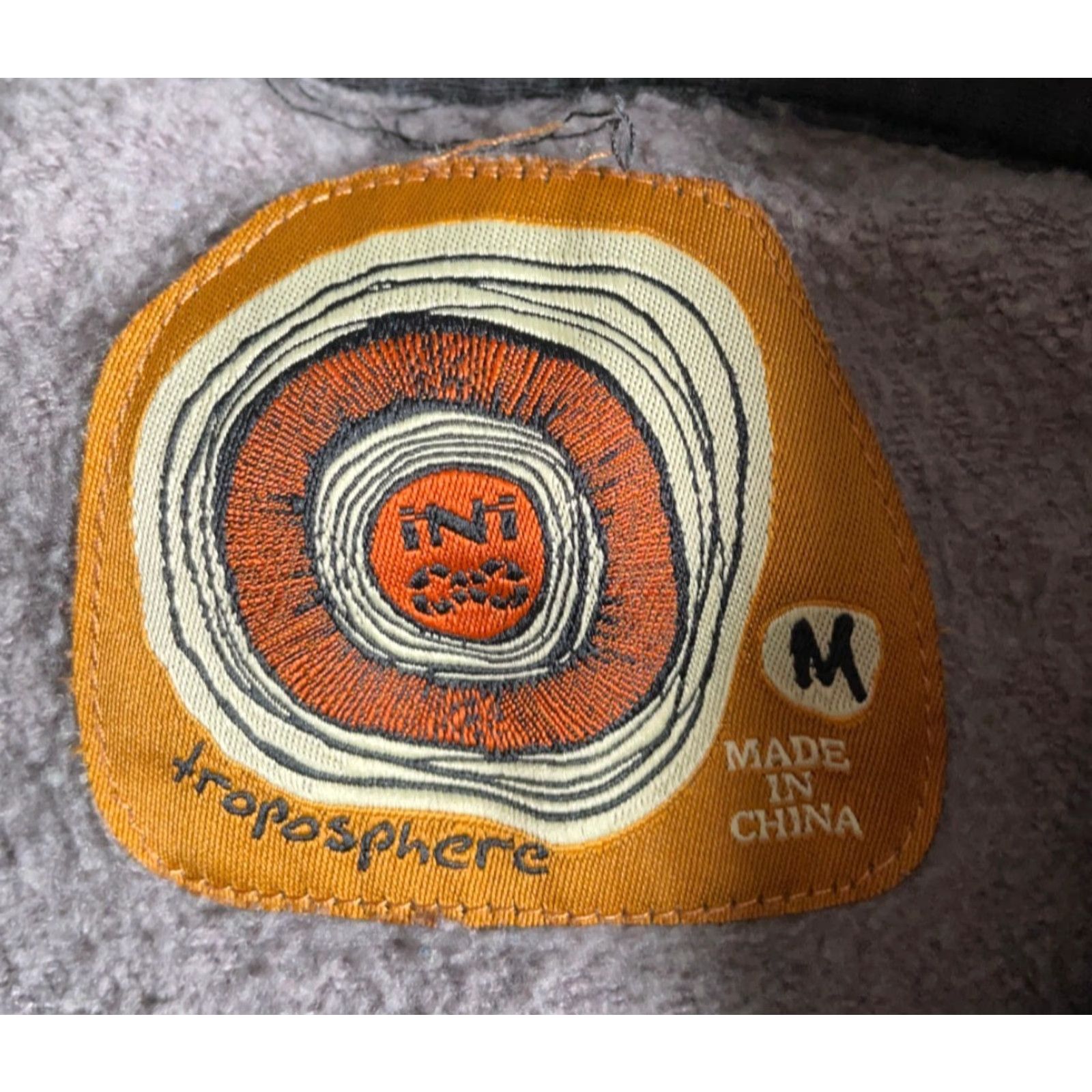 Vintage iNi Cooperative Hoodie Men Medium Gray Black Snowboarding Pullover Sweatshirt Size US M / EU 48-50 / 2 - 3 Thumbnail