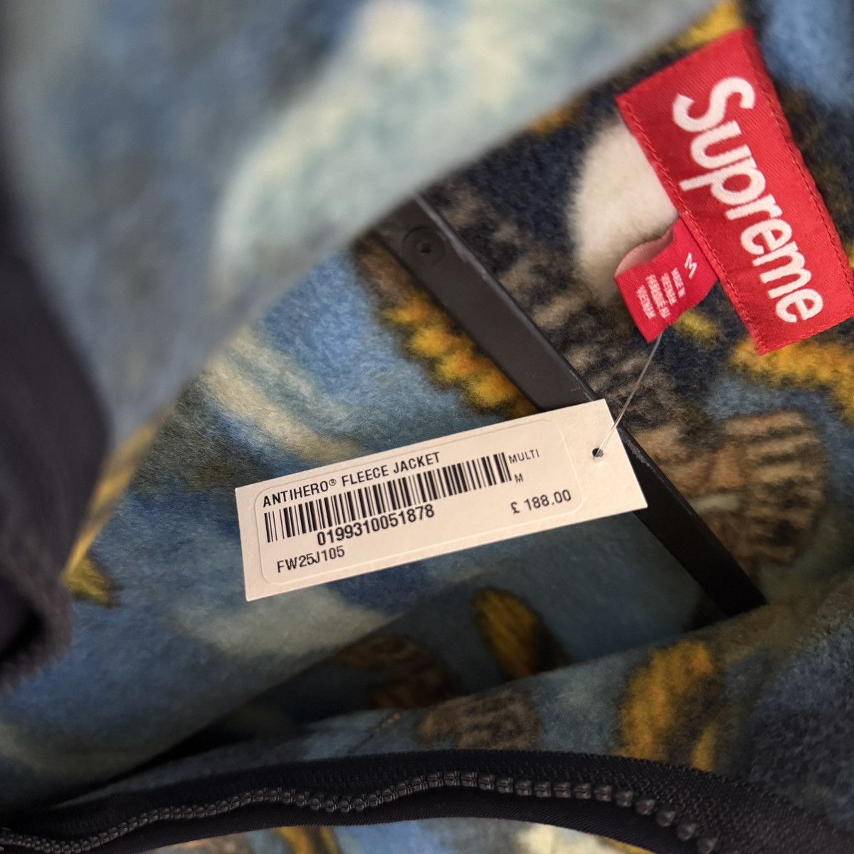 Antihero × Supreme Supreme x ANTIHERO Fleece Jacket Size US M / EU 48-50 / 2 - 3 Thumbnail