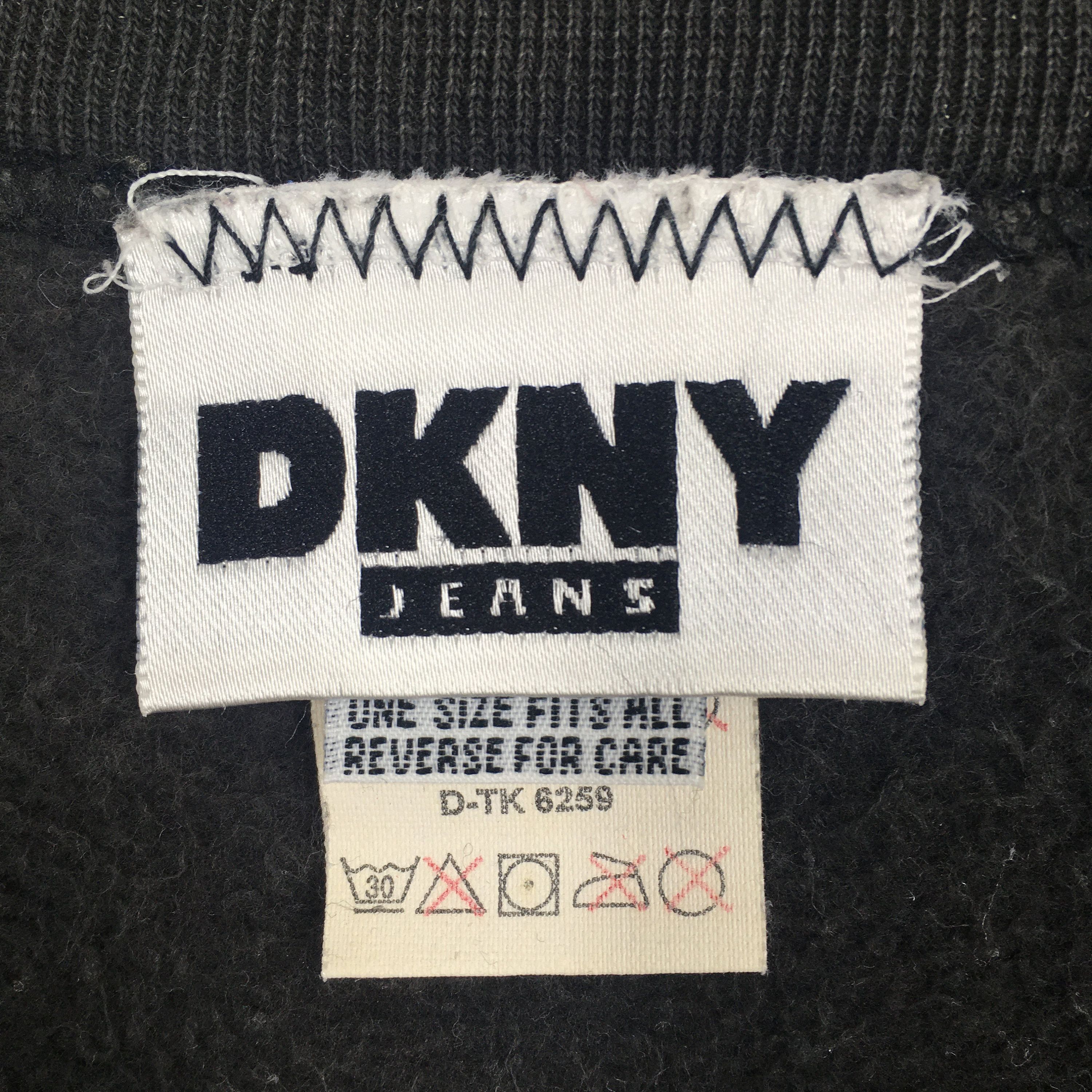 Vintage Dkny Jeans Black Sweatshirt XLarge