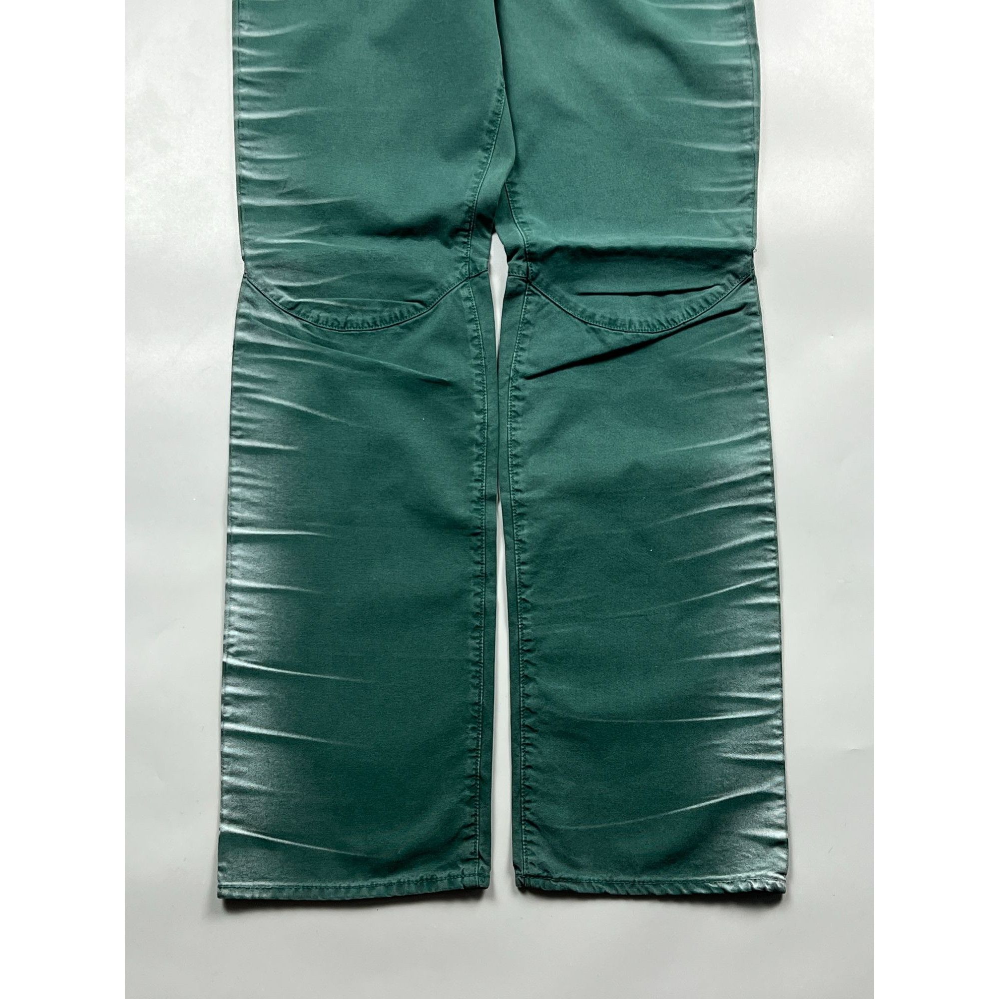 Just Cavalli NWT Just Cavalli Green Textured Denim Jeans Pants (Y0811) Size US 34 / EU 50 - 2 Thumbnail