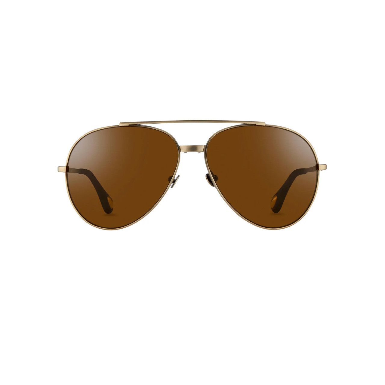 Ann Demeulemeester Ann Demeulemeester Sunglasses Brushed Silver and Brown Size ONE SIZE - 2 Thumbnail