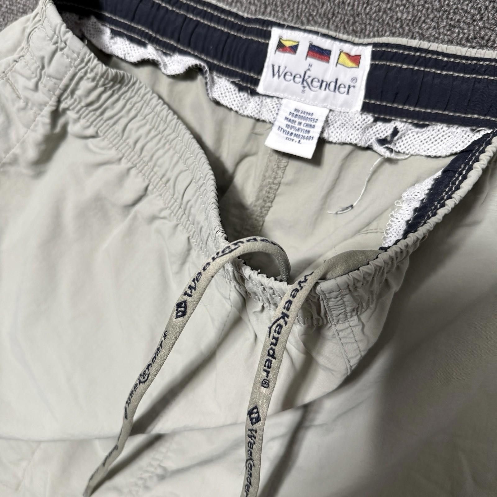 Weekend Offender Vintage Y2K Weekender Tan Swim Trunks Mens L Boardshorts Size US 34 / EU 50 - 4 Thumbnail
