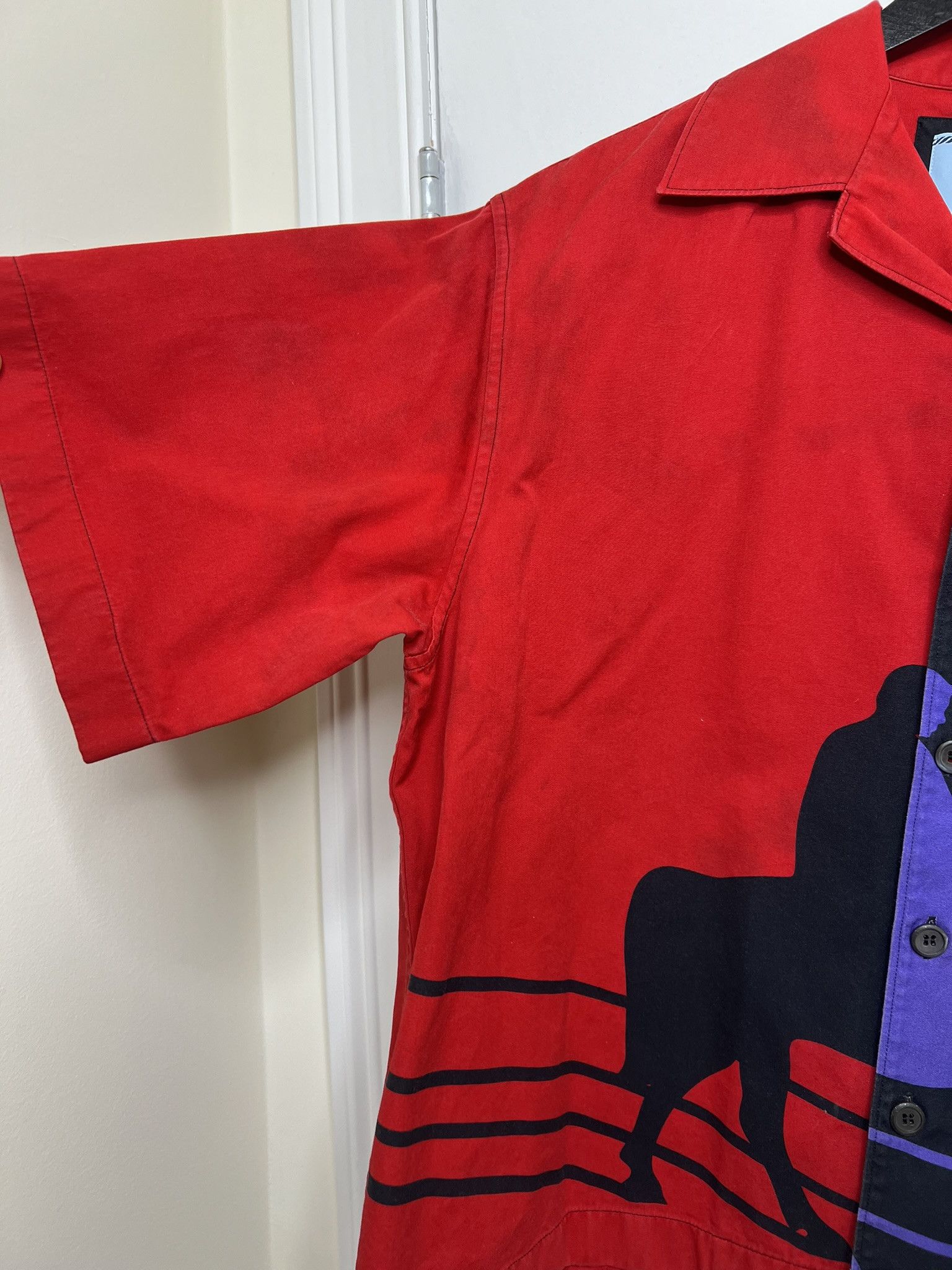 Prada Prada FW20 Double Match Horse Camp Shirt sz M Size US M / EU 48-50 / 2 - 3 Thumbnail