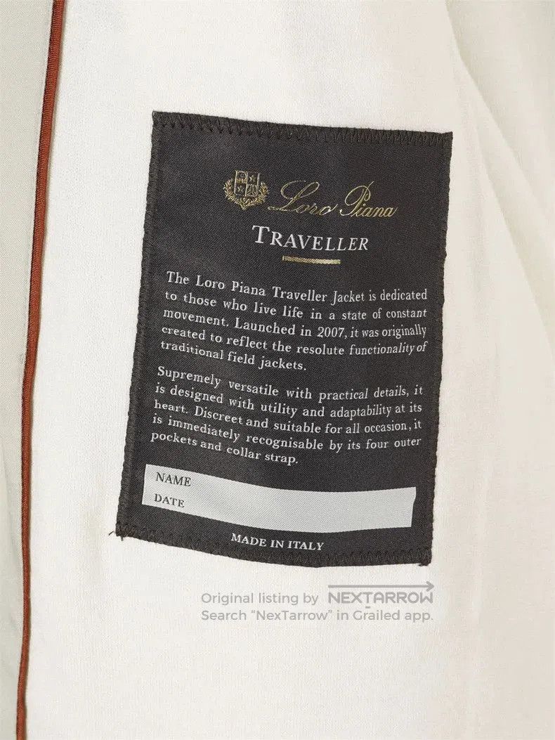 Loro Piana Loro Piana Men's Traveller Jacket. Size US L / EU 52-54 / 3 - 8 Thumbnail