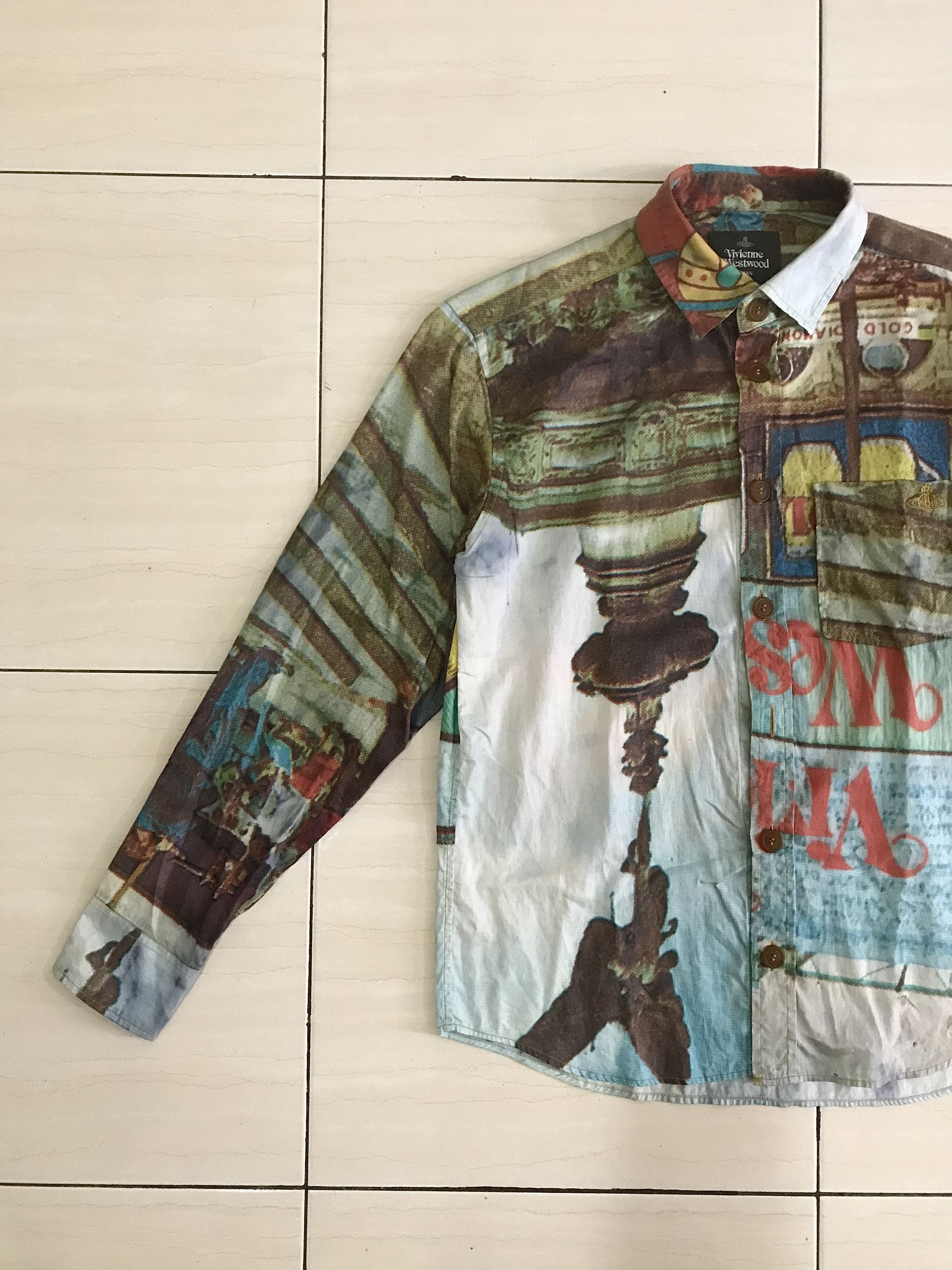 Designer × Seditionaries × Vivienne Westwood 🔥 Vivienne Westwood Piccadilly Cicus pocket shirts Size US M / EU 48-50 / 2 - 4 Thumbnail