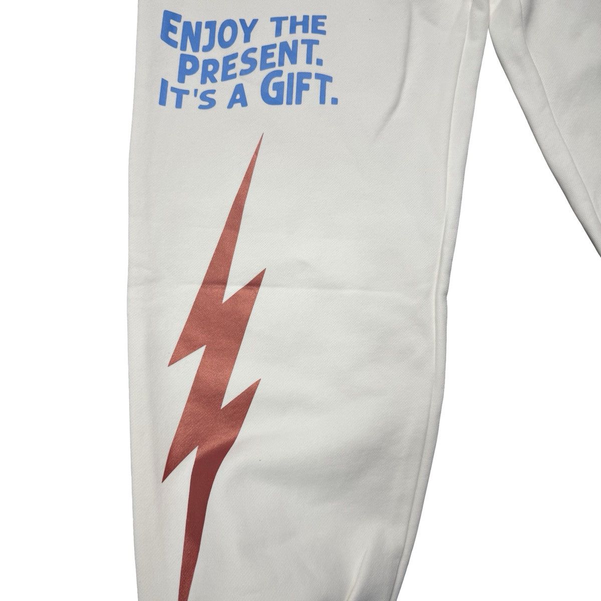 Other TENACITY White Graphic Sweatpants 2XLLeather Embroidery Rare Size US 38 / EU 54 - 3 Thumbnail