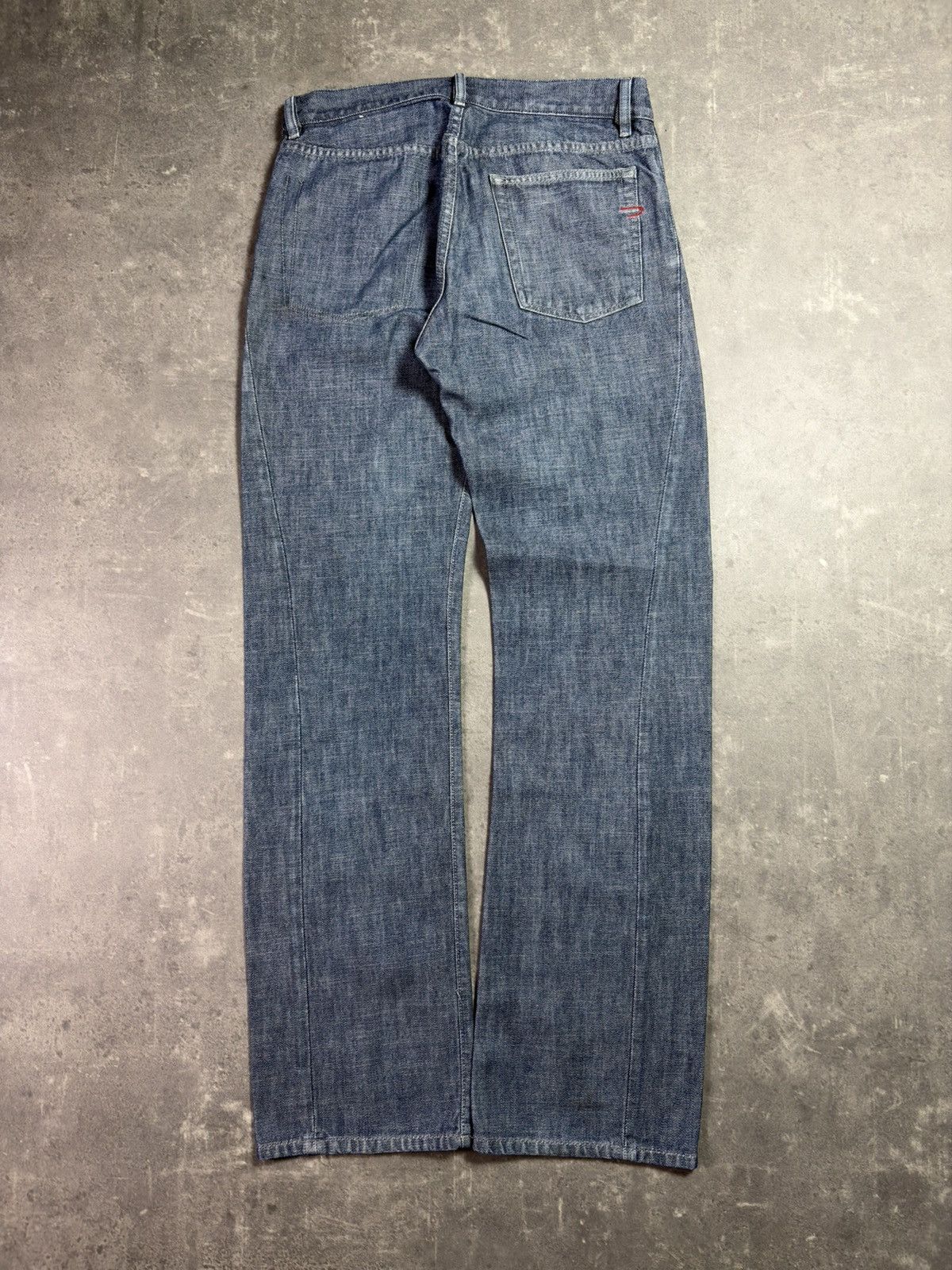 Diesel Diesel Recut Long Straight Denim Jeans 32 33 Indigo Rare Size US 32 / EU 48 - 2 Thumbnail