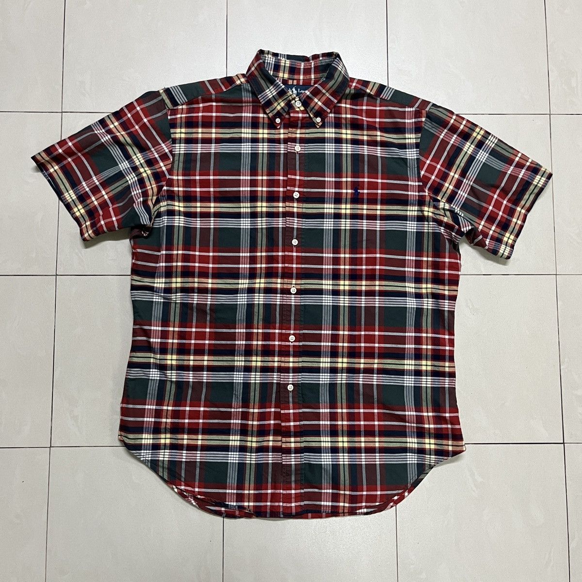 Polo Ralph Lauren × Ralph Lauren × Vintage Polo Ralph Lauren Checkered Button Up Shirt Size US XL / EU 56 / 4 - 2 Thumbnail