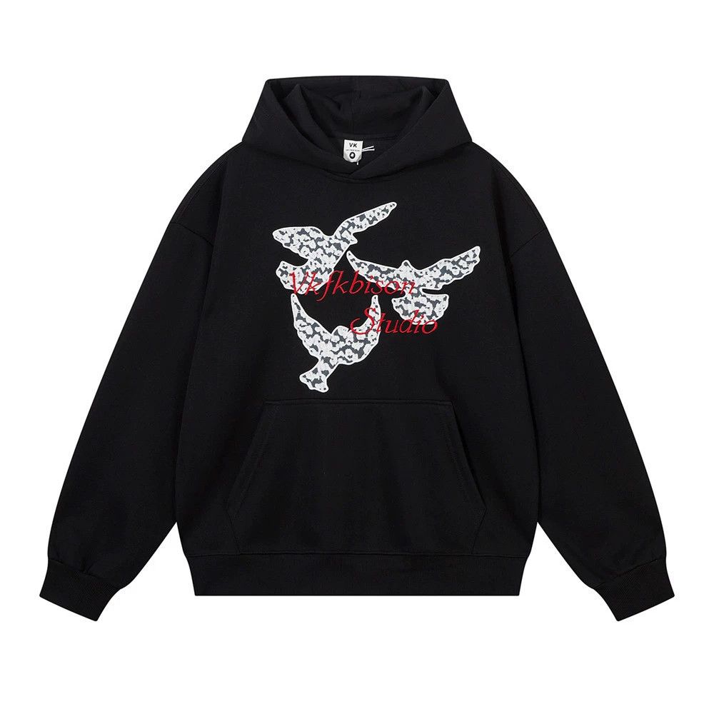 Loose casual men's American bird hoodie
