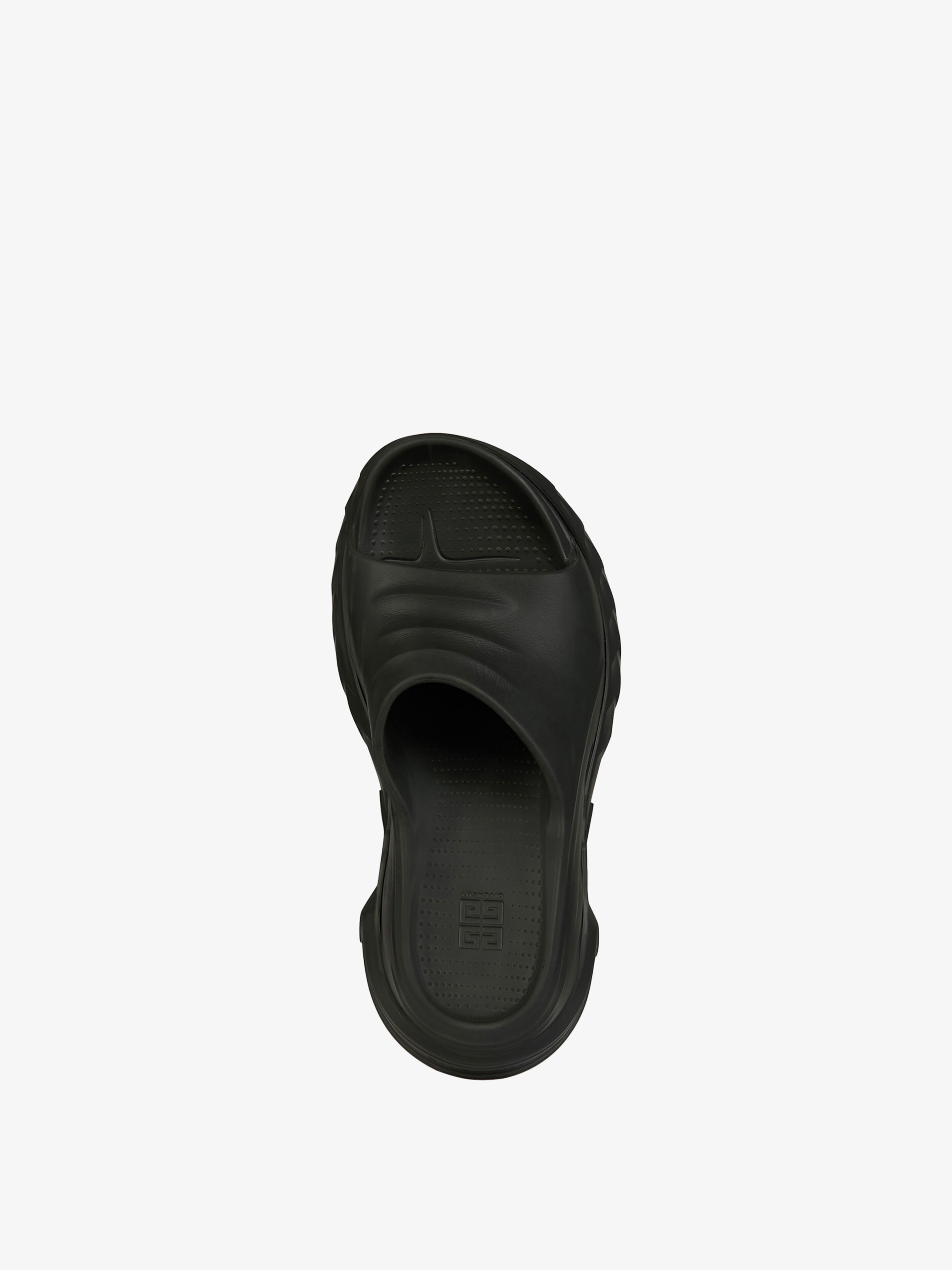 Givenchy oc11z0825 Marshmallow Wedge Sandals In Rubber in Black Size US 9 / IT 39 - 4 Thumbnail