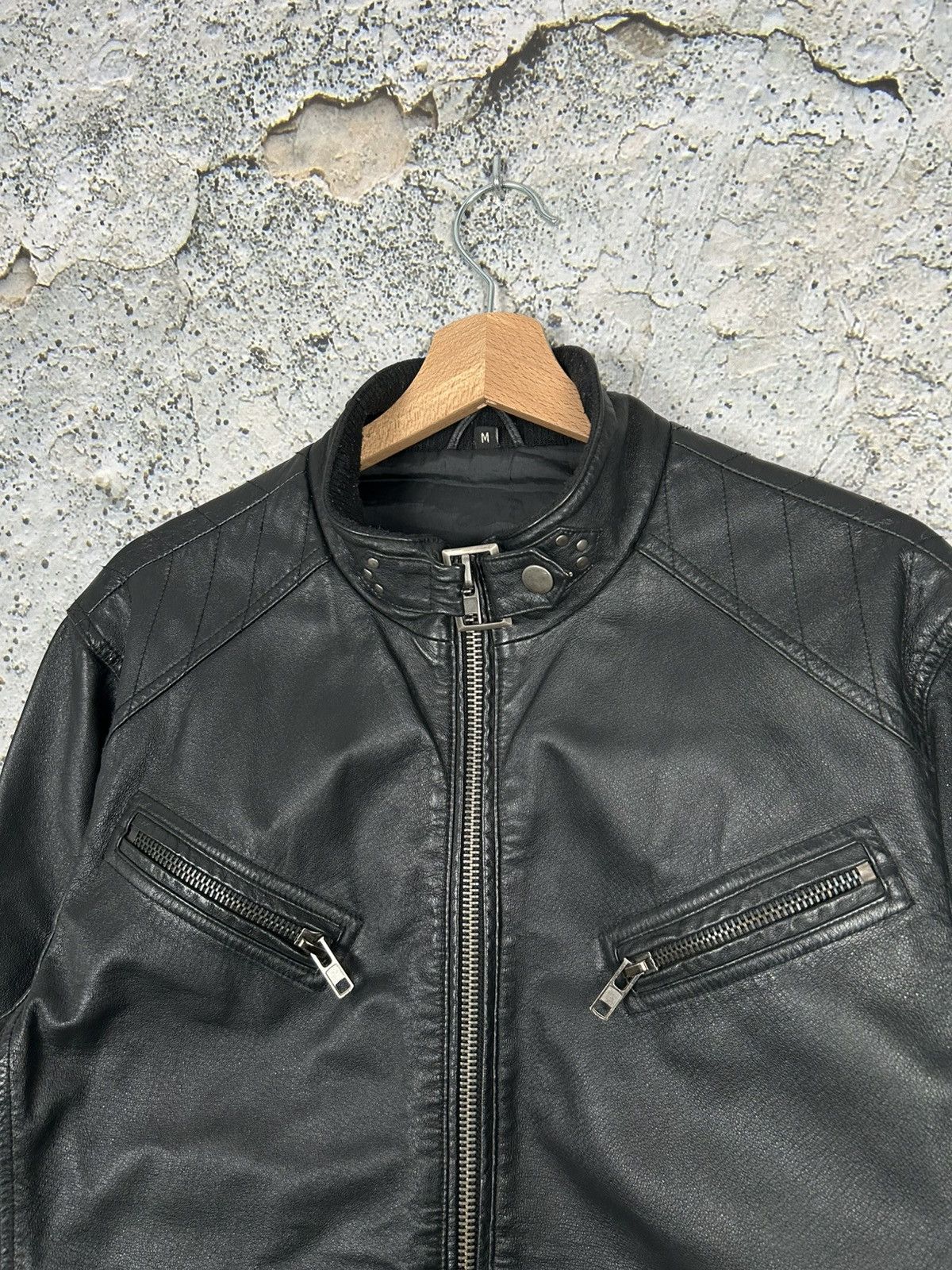 Genuine Leather Vintage Genuine Leather Jacket Avant Garde Designer Archive Size US M / EU 48-50 / 2 - 3 Thumbnail