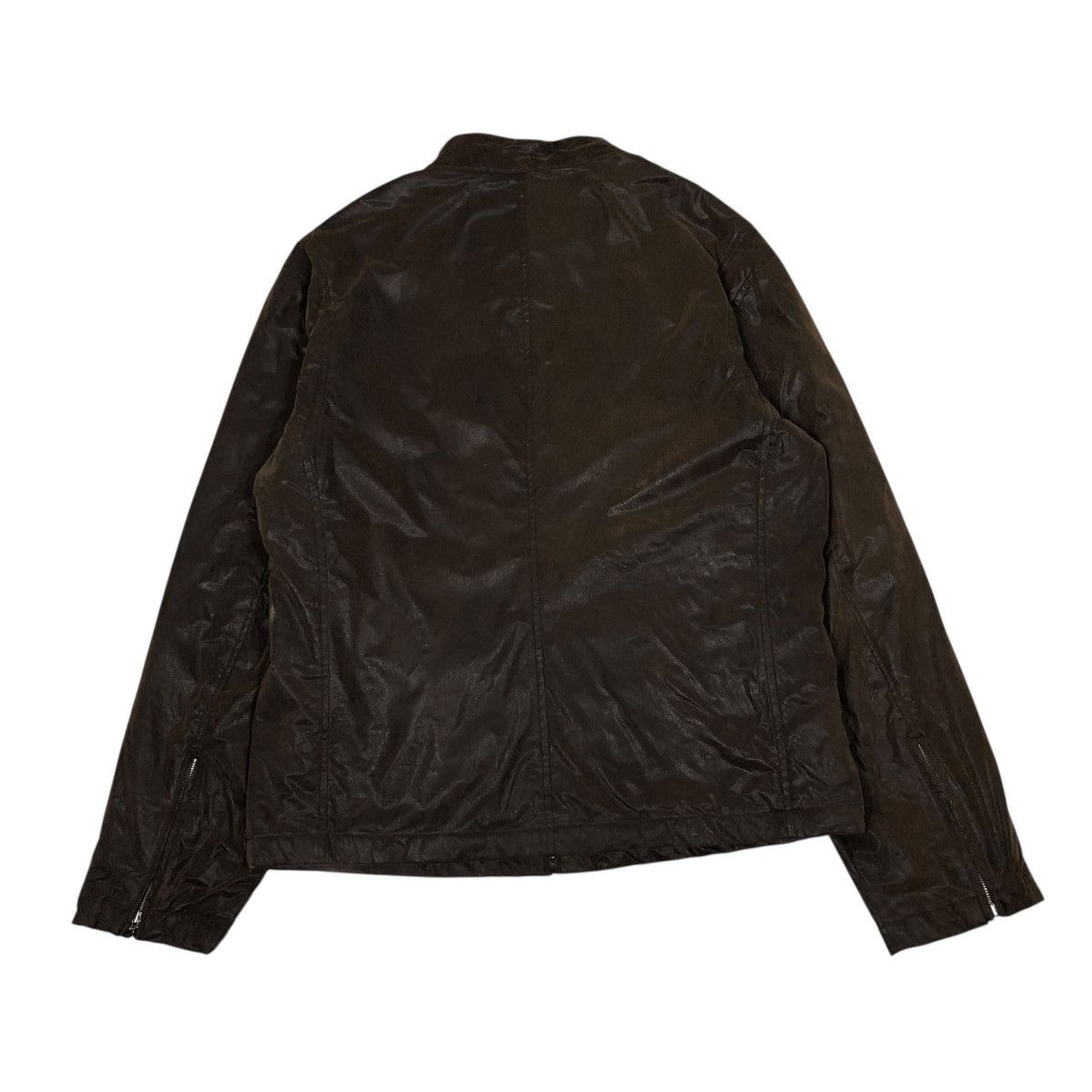 Japanese Brand 🔥VINTAGE LEATHER JACKET MONTEVISO ITALY ISSEY MIYAKE Size US M / EU 48-50 / 2 - 2 Thumbnail