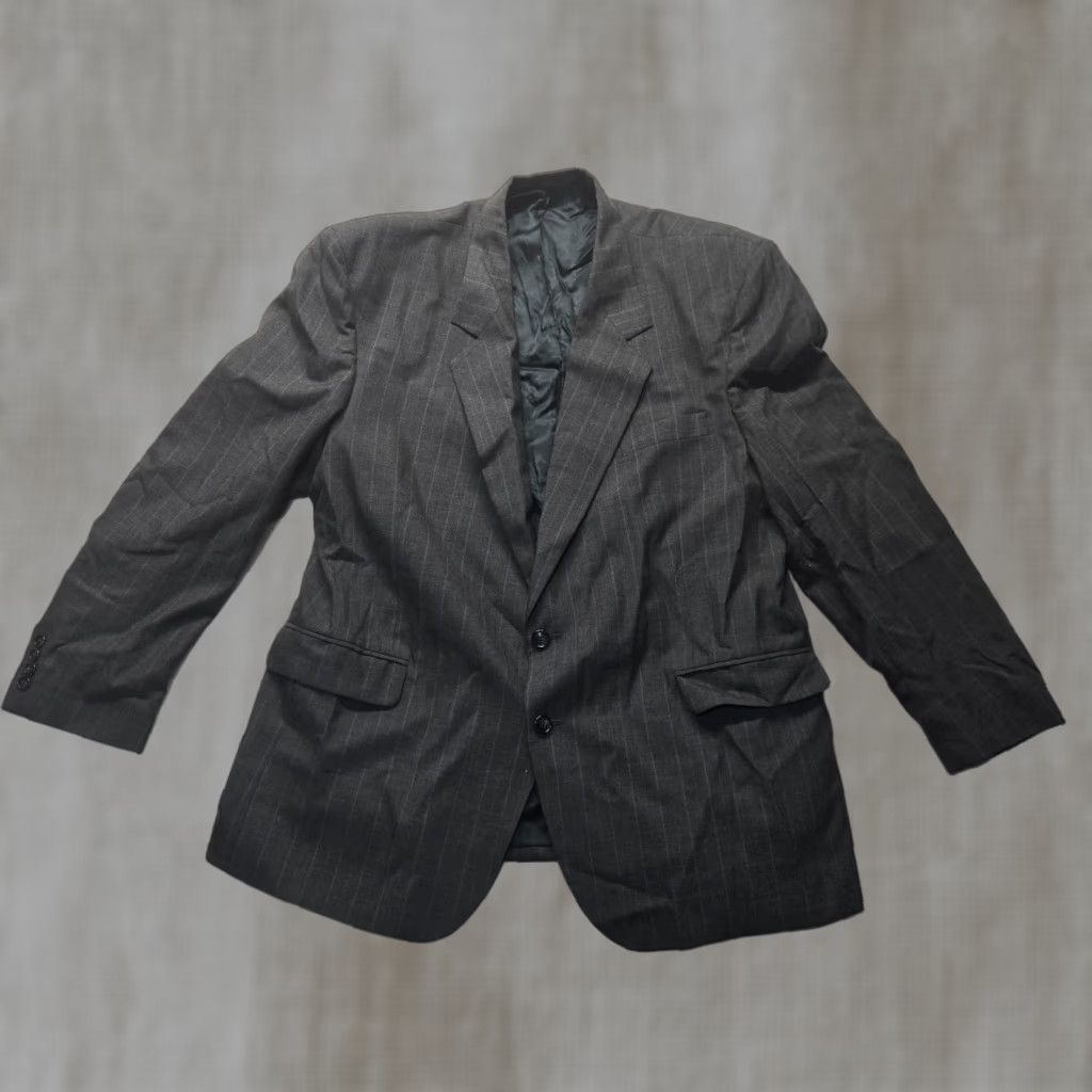 Vintage Kilburne and Finch Blazer Jacket Coat Black 2 Button Adult Men's Size 46R Size 46R - 1 Thumbnail