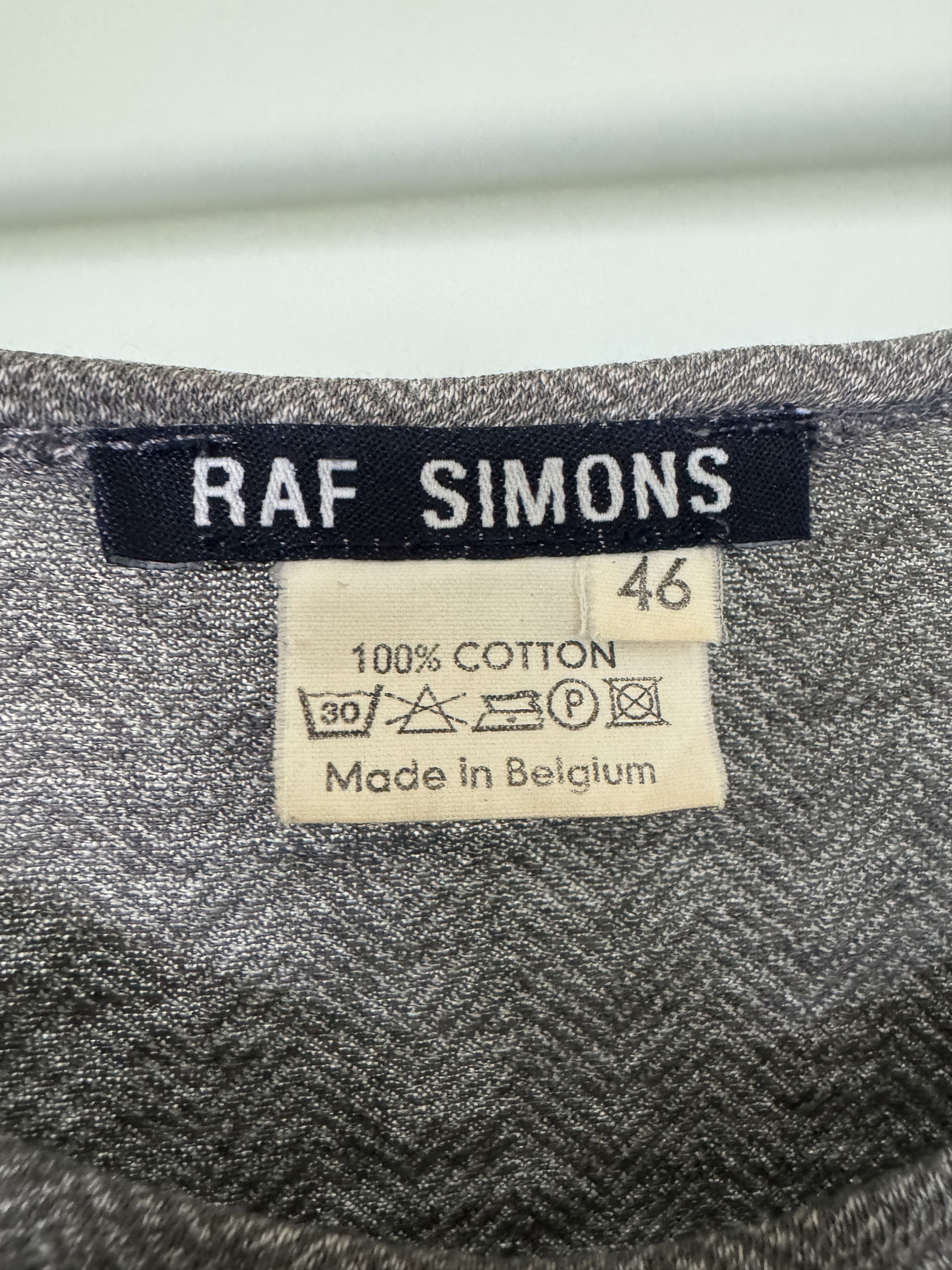 Raf Simons Black Palms Cotton L/S Tee Size US S / EU 44-46 / 1 - 6 Thumbnail
