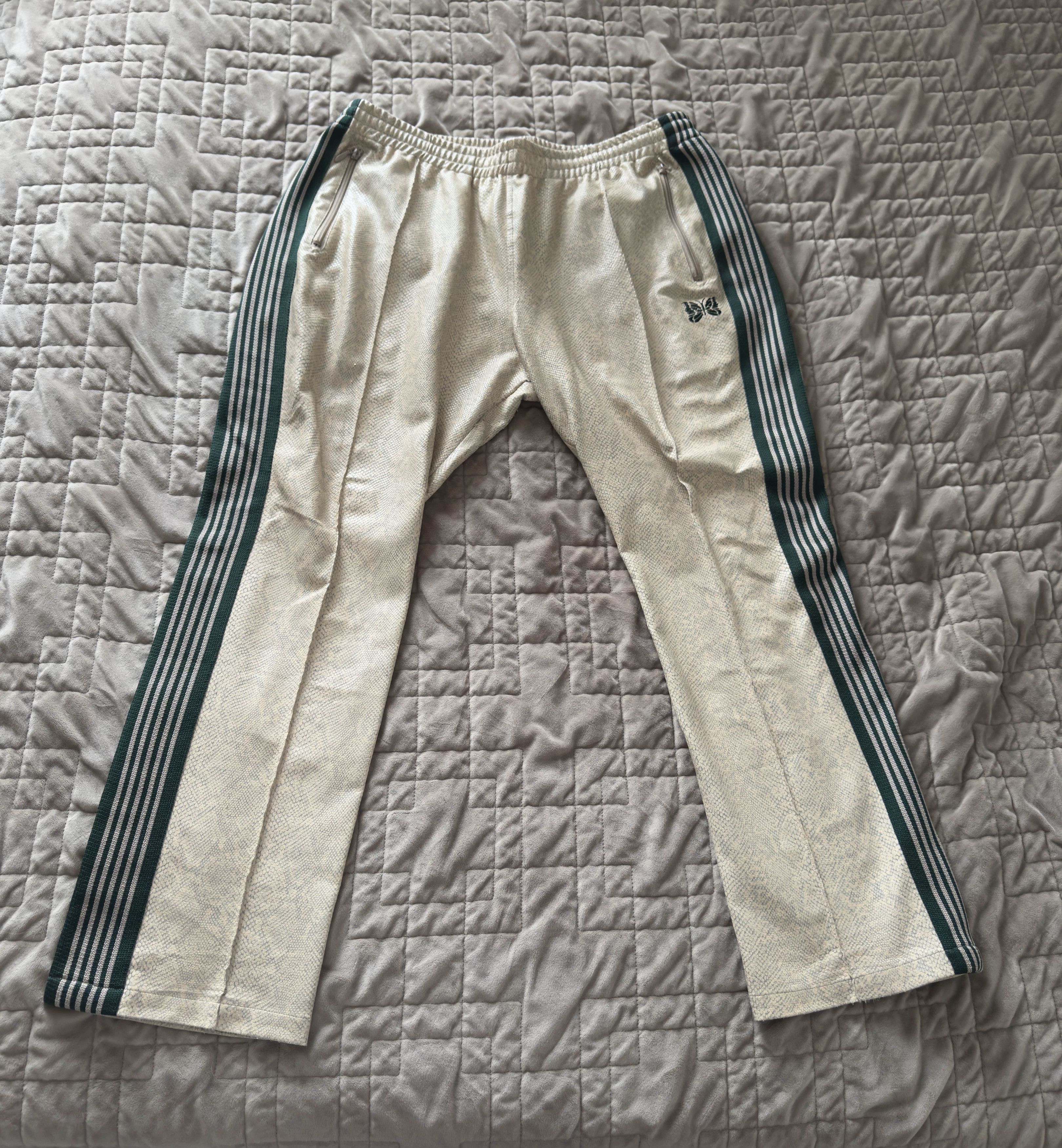 Needles Needles Narrow Track Pants Python Synthetic Leather Size US 36 / EU 52 - 2 Thumbnail