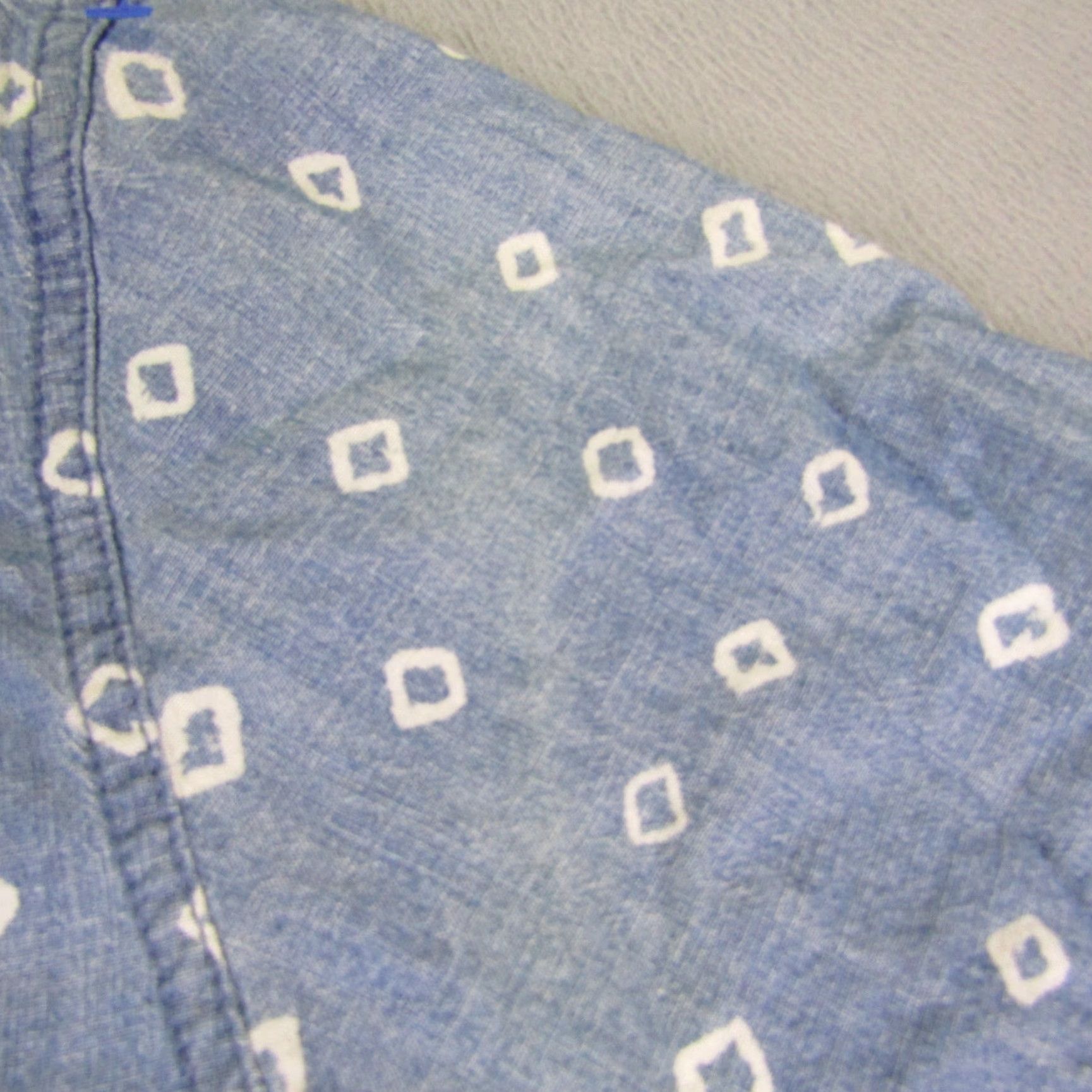 Quiksilver VINTAGE Quiksilver Shirt Mens Large Casual Button-Up Chambray Cotton Short Sleeve Blue 90s Surf Skate Size US L / EU 52-54 / 3 - 4 Thumbnail