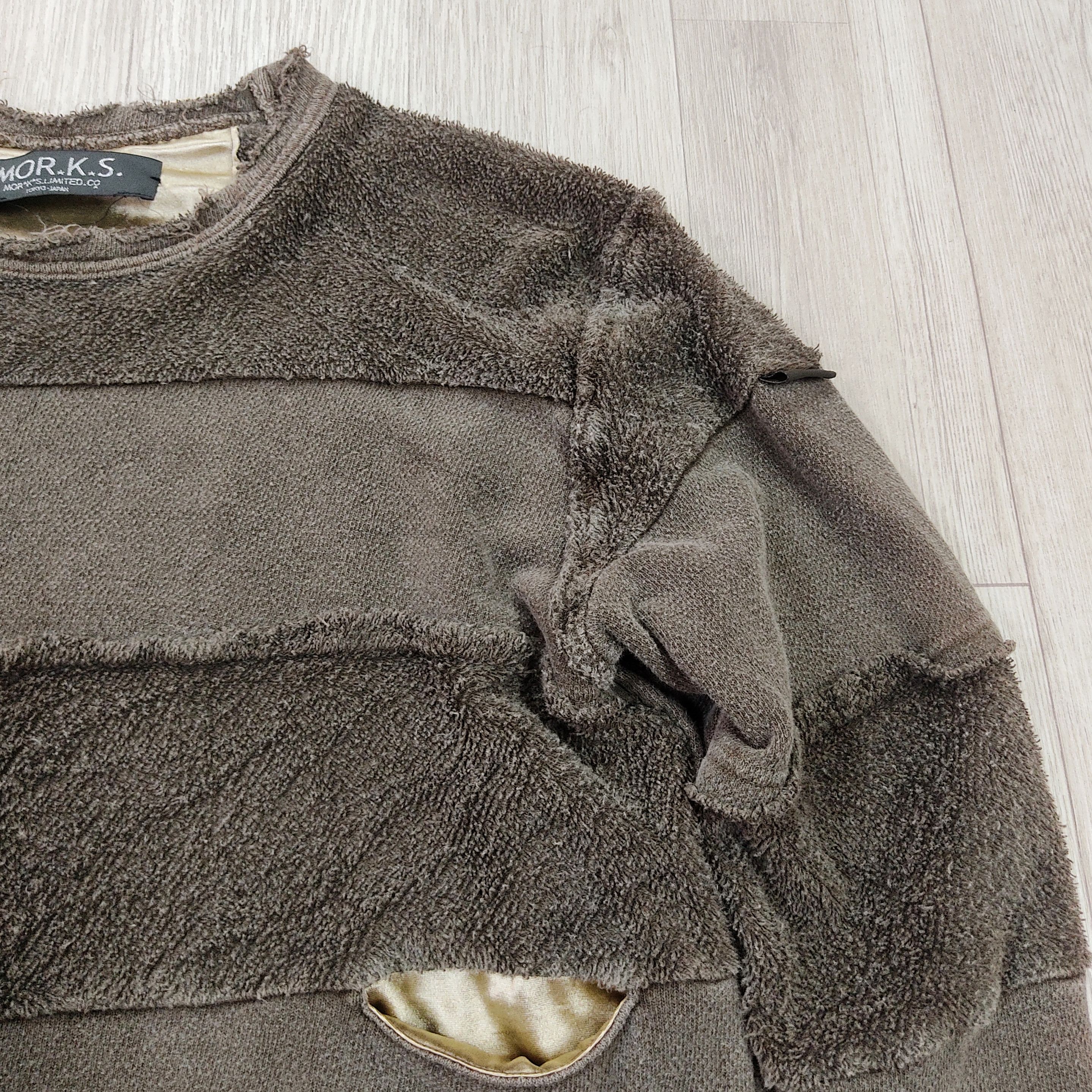 FranCisT MOR.K.S FranCist MOR.K.S. Terry Cloth Patchwork Sweatshirt Size US M / EU 48-50 / 2 - 6 Thumbnail