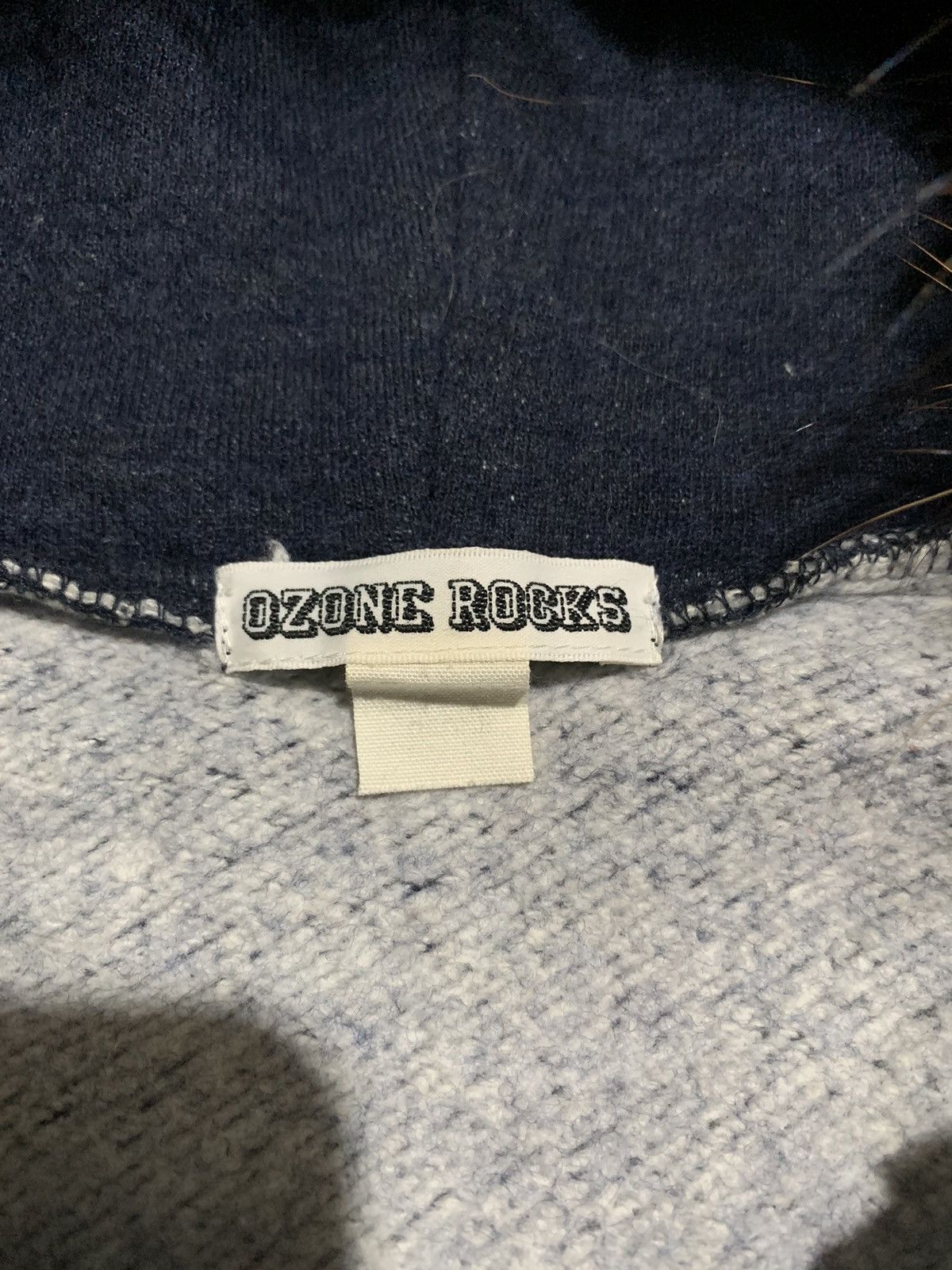 If Six Was Nine × Japanese Brand × Le Grande Bleu (L.G.B.) 2000s Ozone Rock embroidered fur hoodie Size US L / EU 52-54 / 3 - 10 Thumbnail