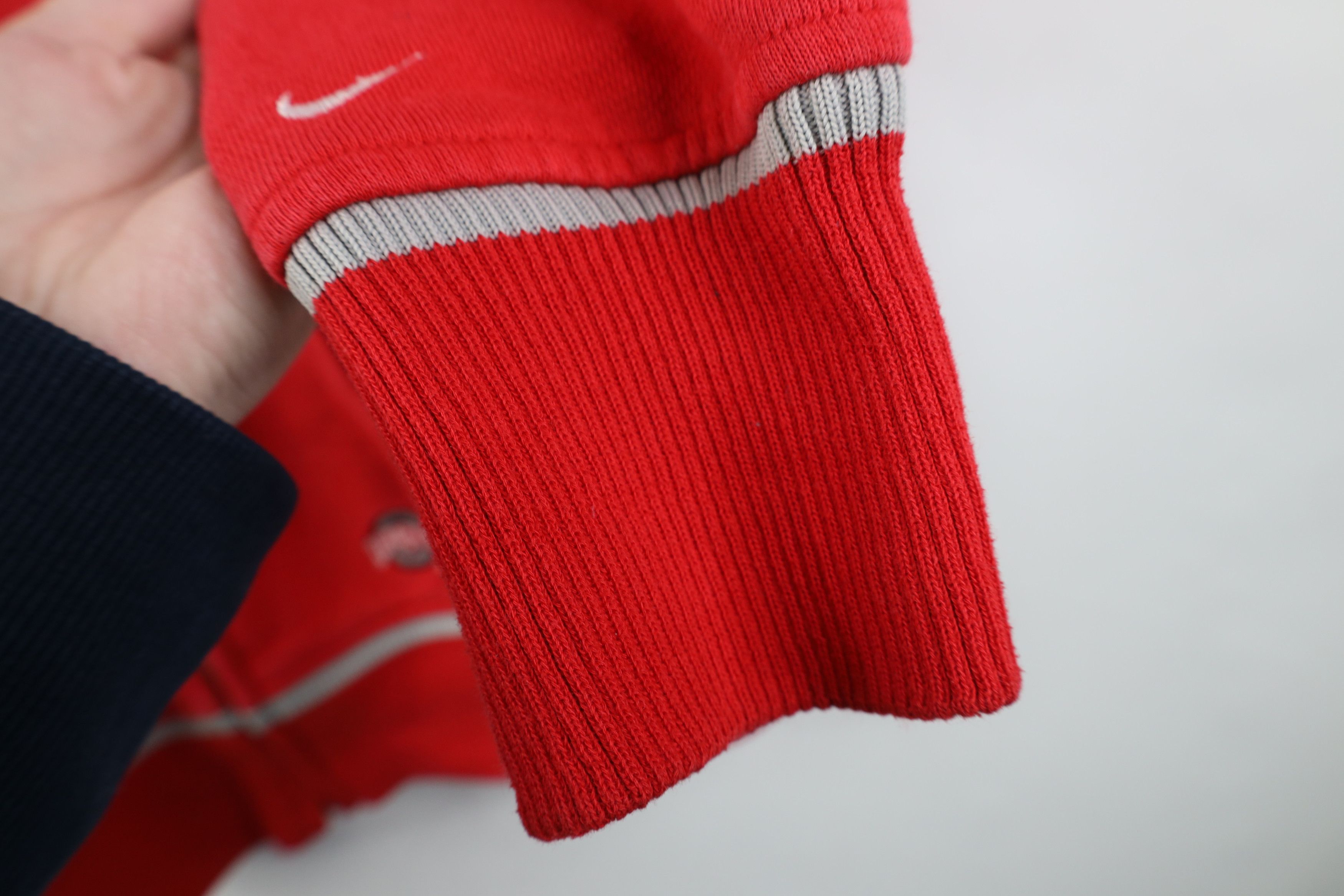 Nike Vintage Y2K Nike Swoosh Ohio State University Zip Hoodie Size XL / US 12-14 / IT 48-50 - 9 Thumbnail