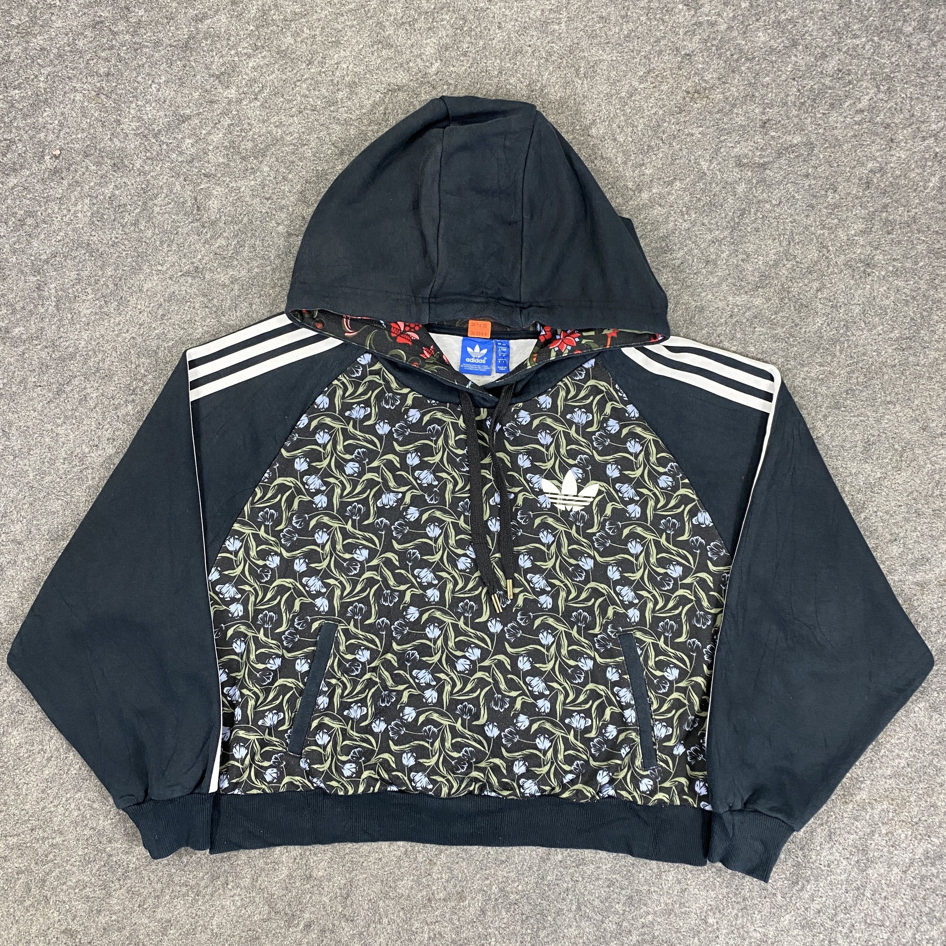 Adidas Adidas Flora Hoodie Boxy -SW0057 Size US L / EU 52-54 / 3 - 1 Thumbnail
