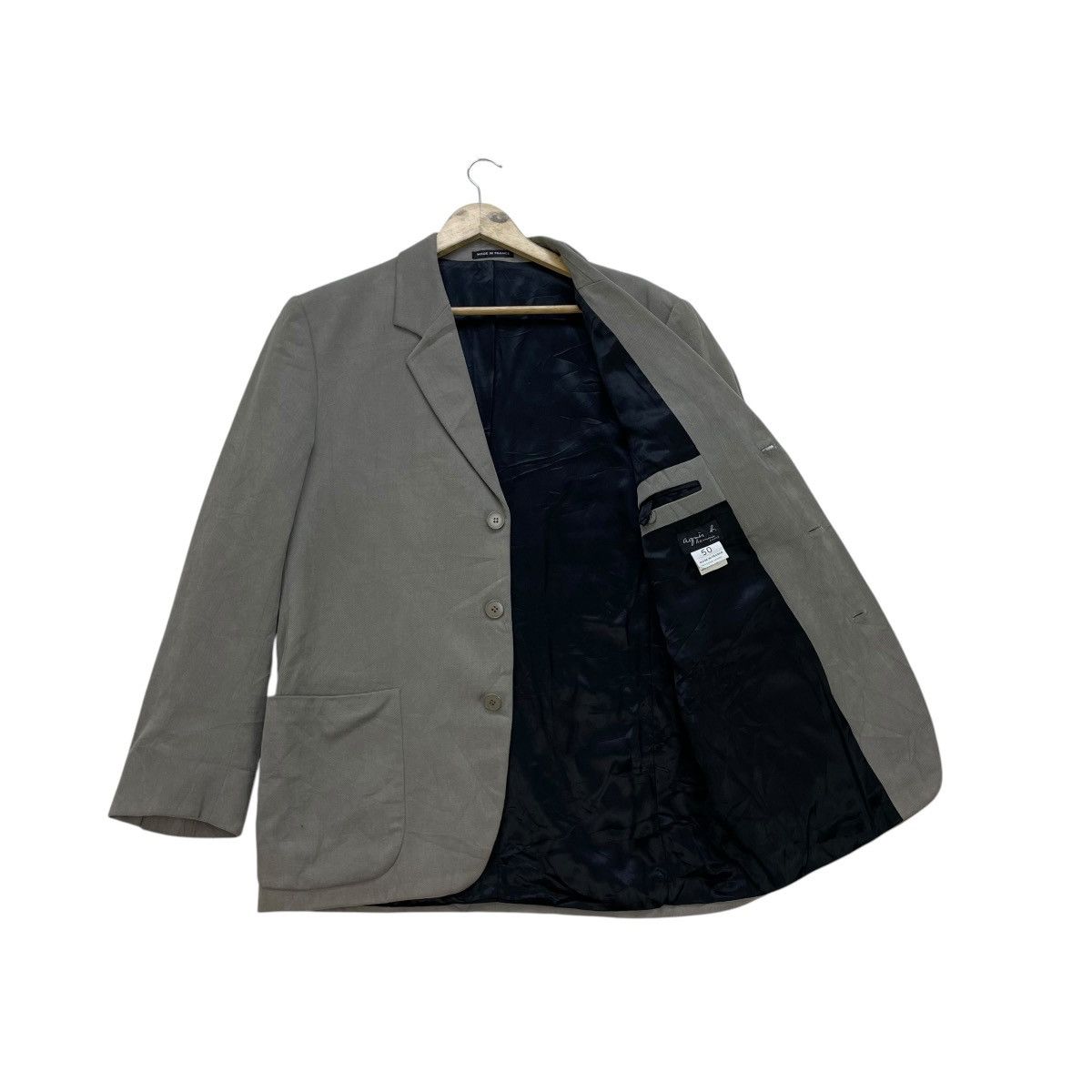 Autumn Cashmere × agnes b. 💥Vintage Agnes B Homme Made In France Casual Blazer Coat Size US M / EU 48-50 / 2 - 4 Thumbnail