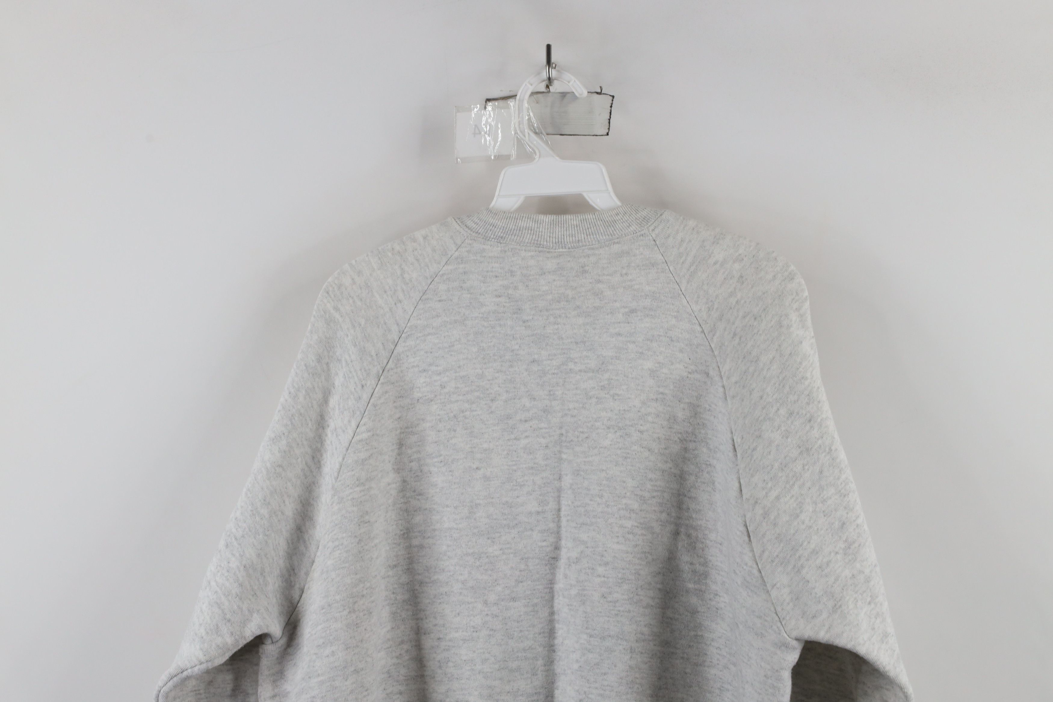 Vintage Vintage 90s Streetwear Crewneck Sweatshirt Heather Gray USA Size US XL / EU 56 / 4 - 14 Thumbnail