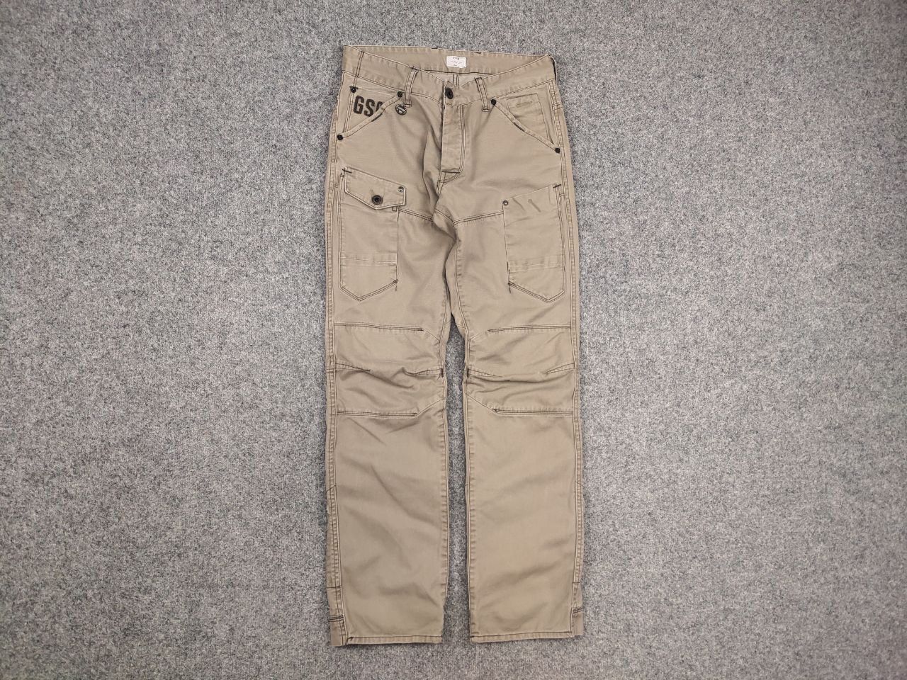 G-Star Vintage g-star raw 3d tapered coj Dark Canvas Cargo Pants Size US 31 - 4 Thumbnail