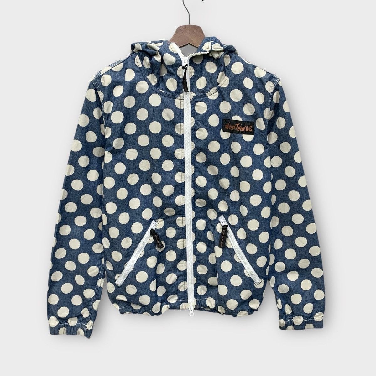 Wild Things COLLABORATION WILD THINGS X KATO POLKA DOT DENIM JACKET Size M / US 6-8 / IT 42-44 - 3 Thumbnail