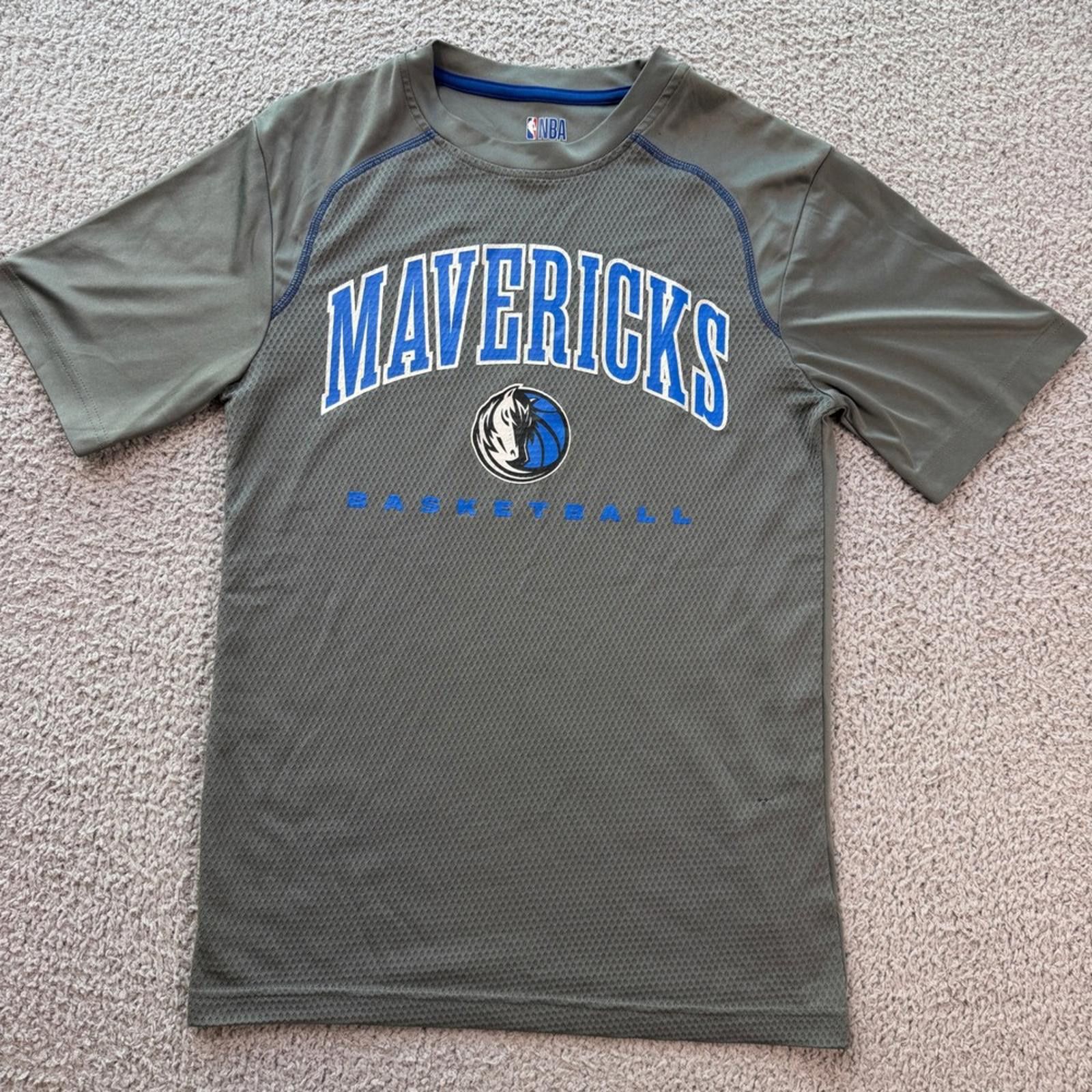 NBA NBA Dallas Mavericks Mens S Gray Mesh Basketball T Shirt Size US S / EU 44-46 / 1 - 1 Thumbnail