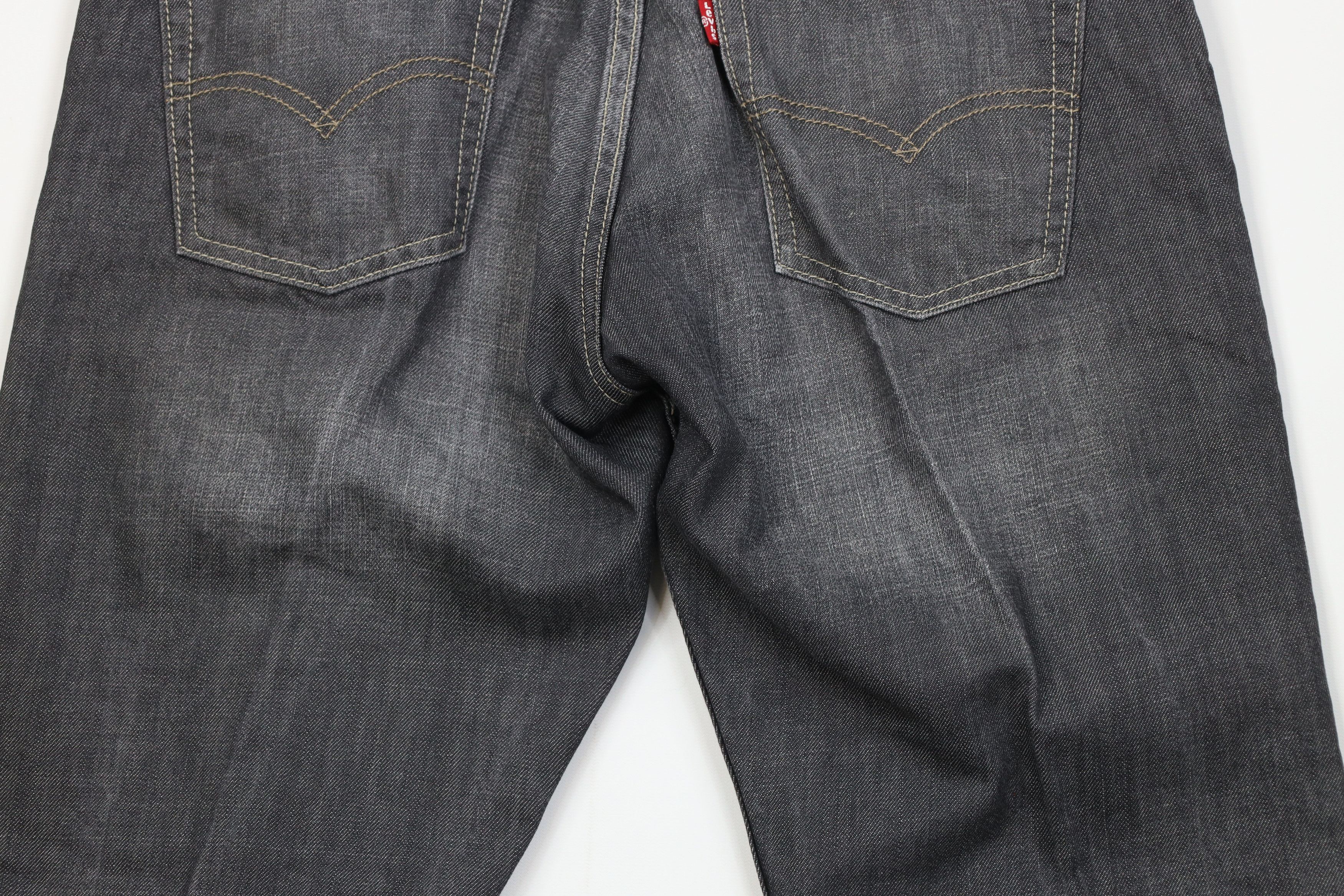 Levi's Vintage Y2K Levis 514 Straight Leg Denim Jeans Gray Cotton Size US 32 / EU 48 - 11 Thumbnail