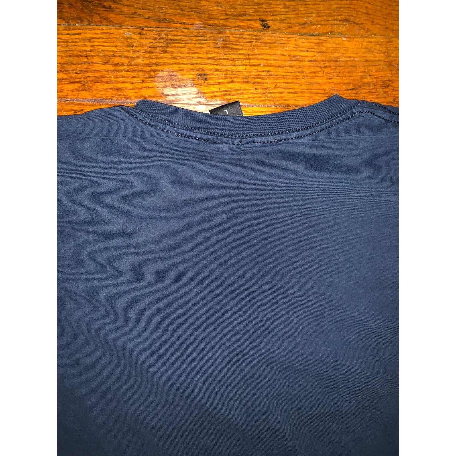 Obey × Vintage Vintage Y2K Obey Logo T Shirt Large Navy Red Made in Mexico Size US L / EU 52-54 / 3 - 7 Thumbnail