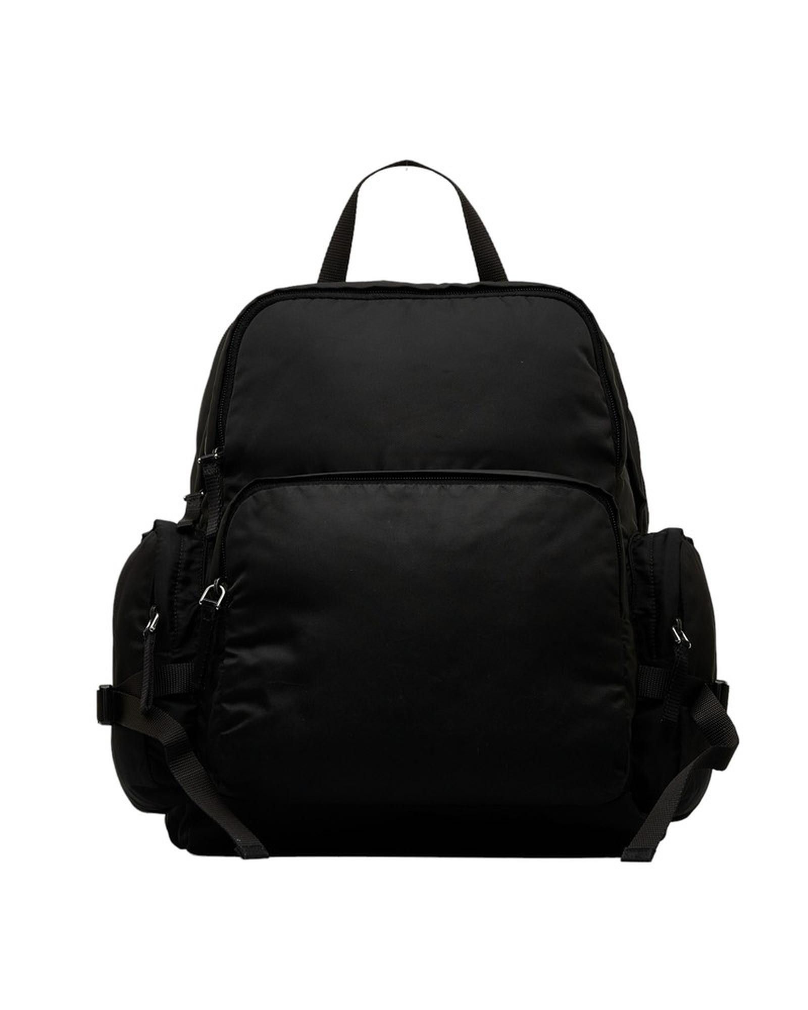 image of Prada Black Tessuto Fabric Backpack Bag, Women's
