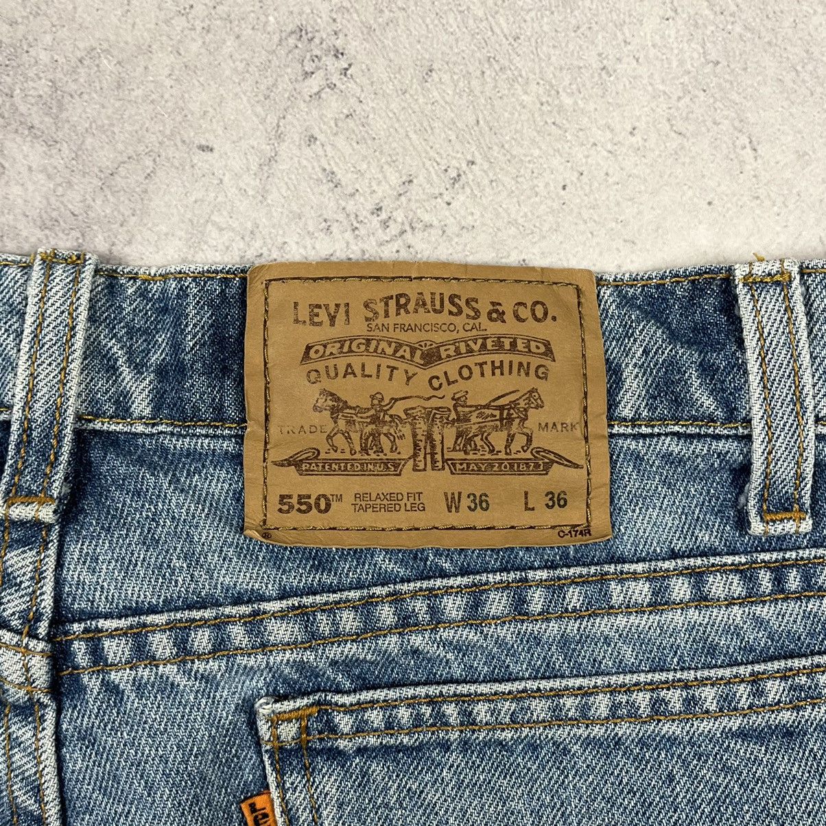 Levi's Vintage Levi’s 550 relaxed fit baby blue USA Jeans 90’s Size US 34 / EU 50 - 4 Thumbnail