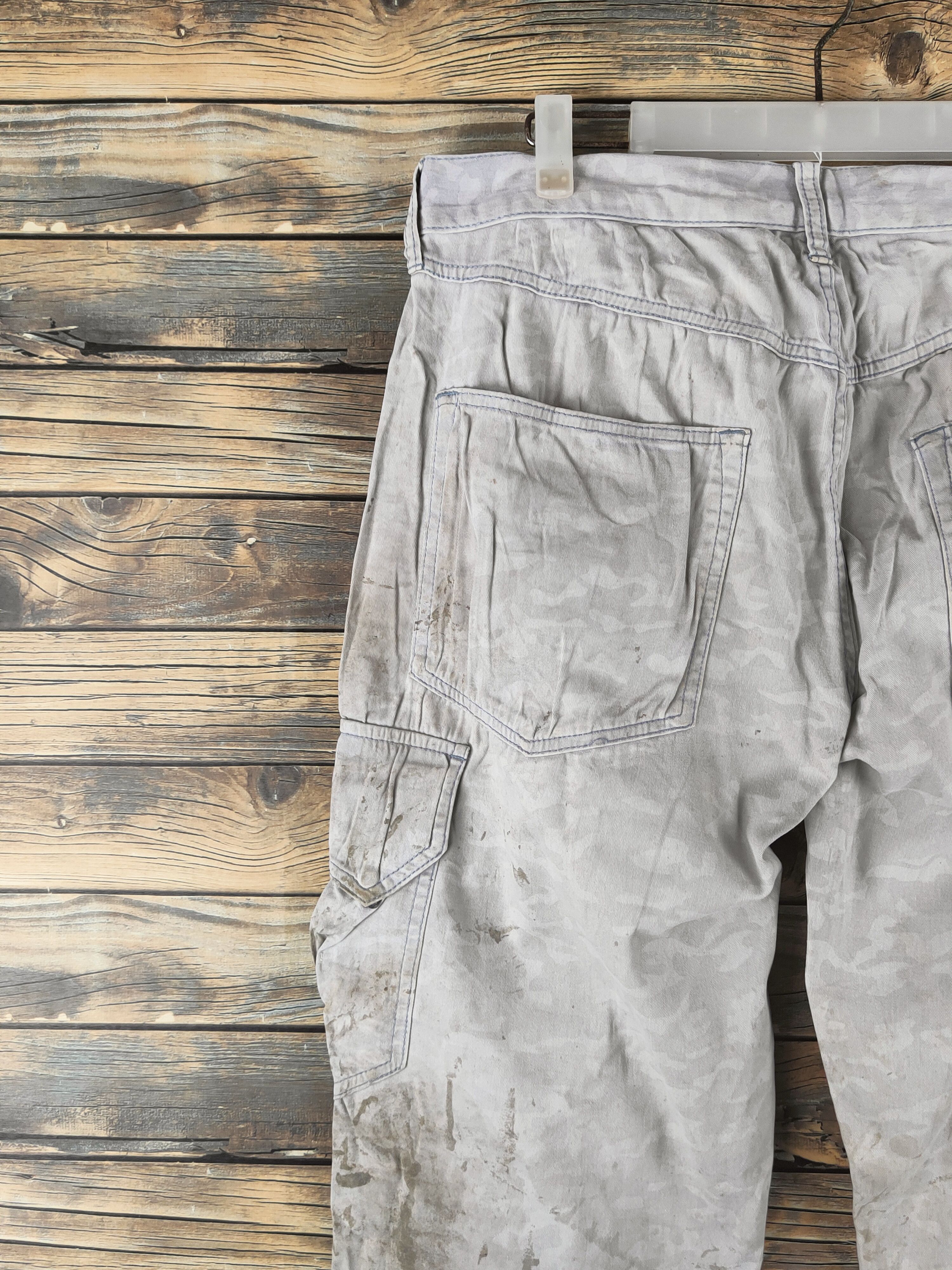 Japanese Brand DL Tora Gray Multipocket Cargo Pants #46-216 Size US 34 / EU 50 - 9 Thumbnail