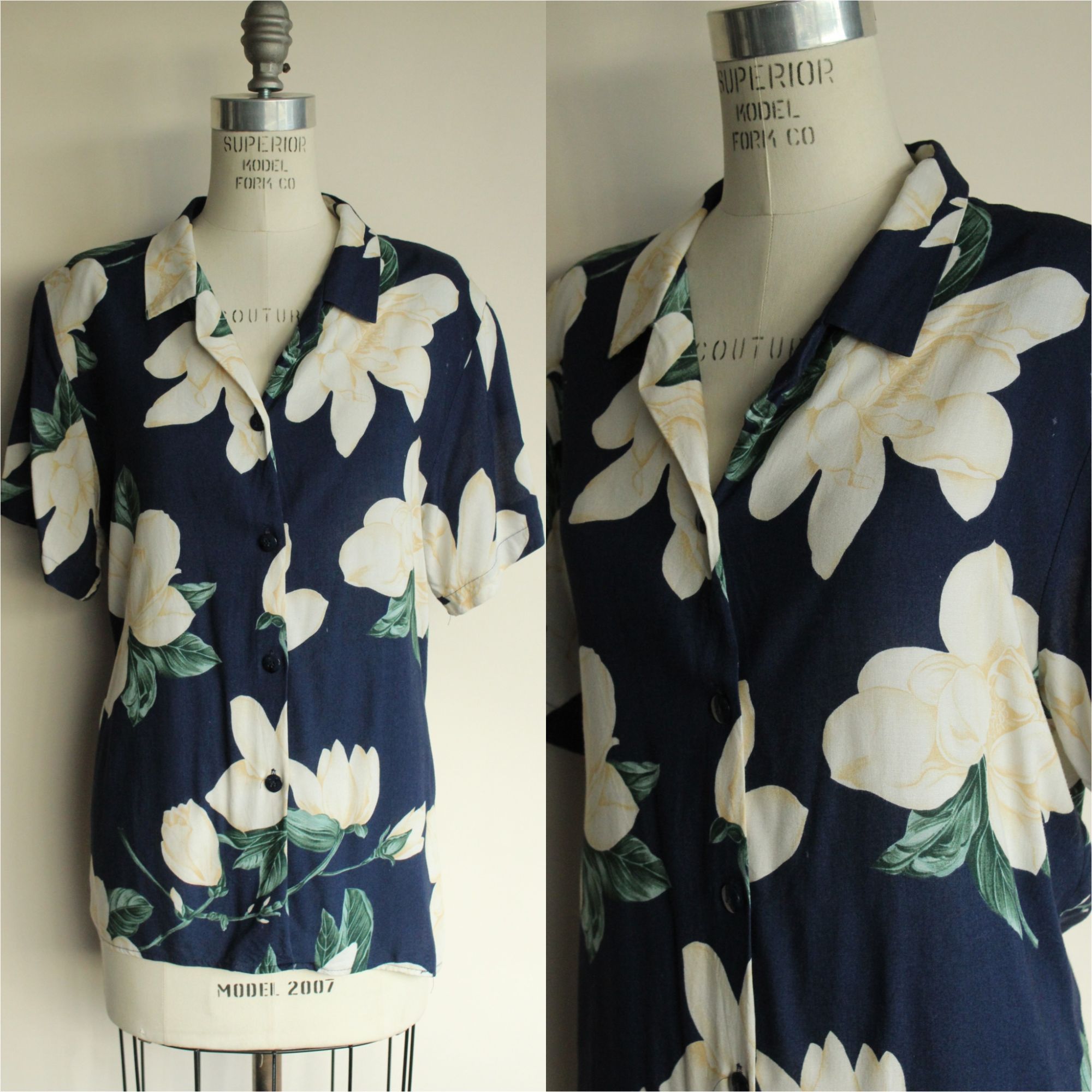 Other Sag Harbor Womens Shirt, Size Medium Button Down Hawaiian Pr Size M / US 6-8 / IT 42-44 - 1 Thumbnail