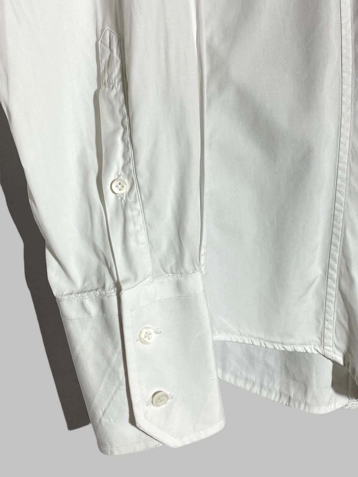 Gucci Vintage Gucci White Button Up Dress Shirt Rare Size US M / EU 48-50 / 2 - 5 Thumbnail