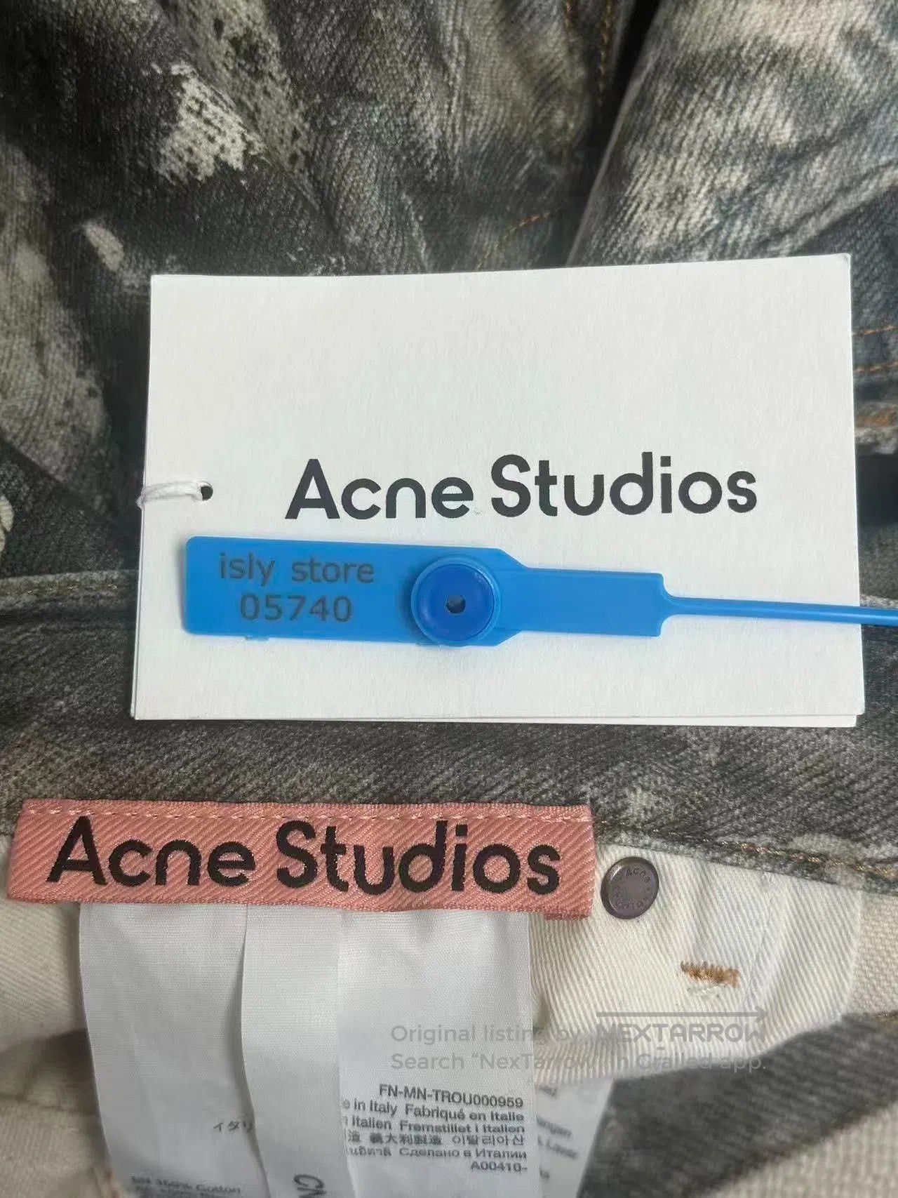 Acne Studios Acne Vintage Print Low. Size US 34 / EU 50 - 4 Thumbnail