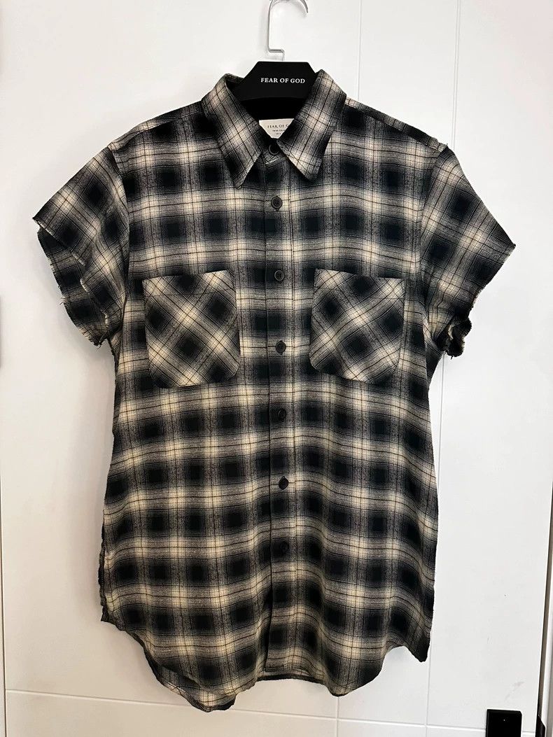Fear Of God Sleeveless Flannel | Grailed
