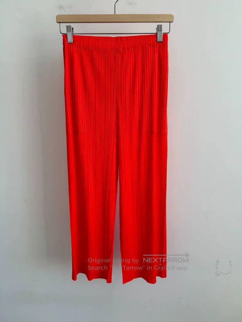 Issey Miyake Issey Miyake Red Pants Size 25" / US 0 / IT 36 - 1 Thumbnail