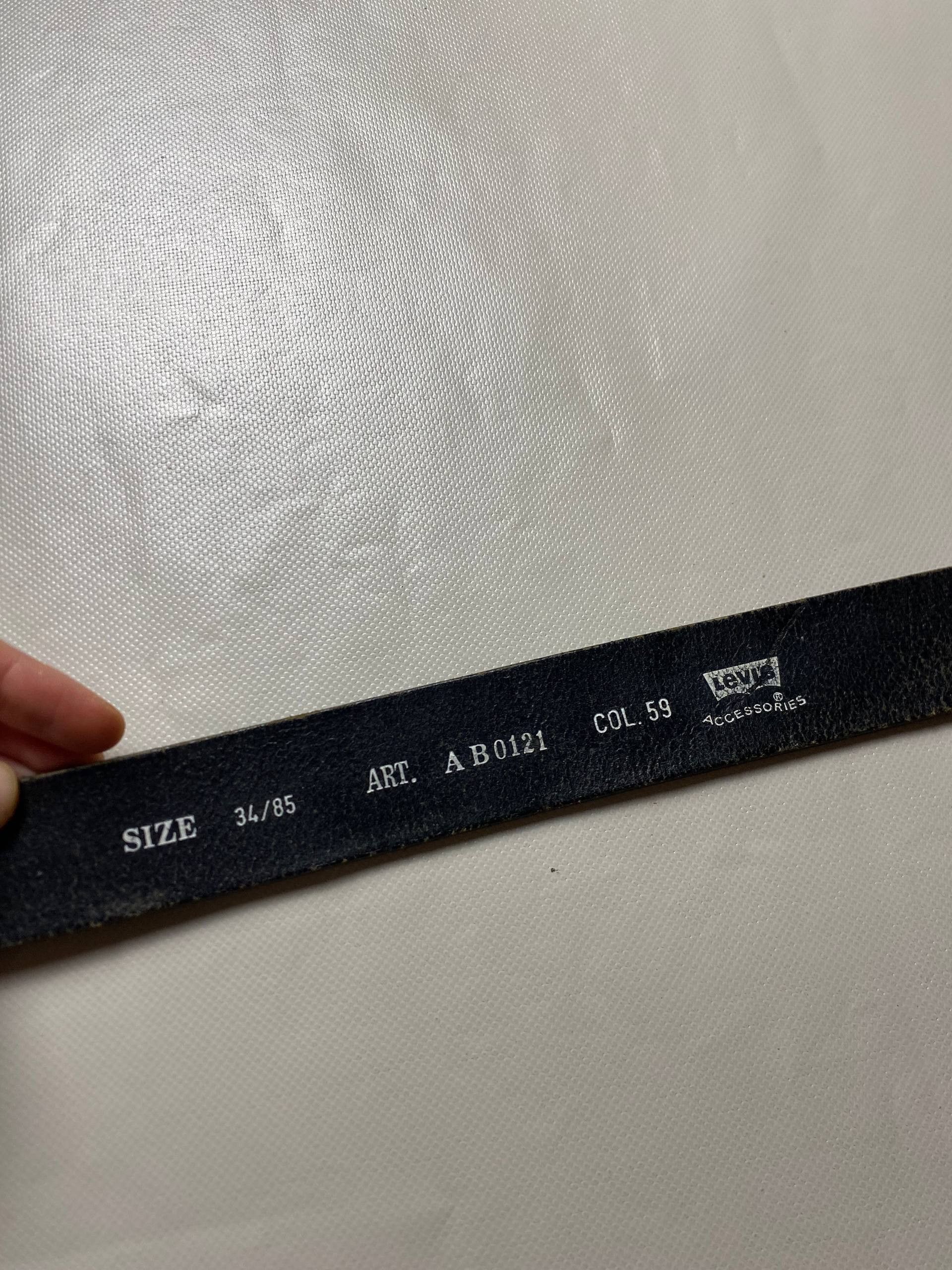 Levi's Levis Vintage 90s Leather Belt Size ONE SIZE - 4 Thumbnail