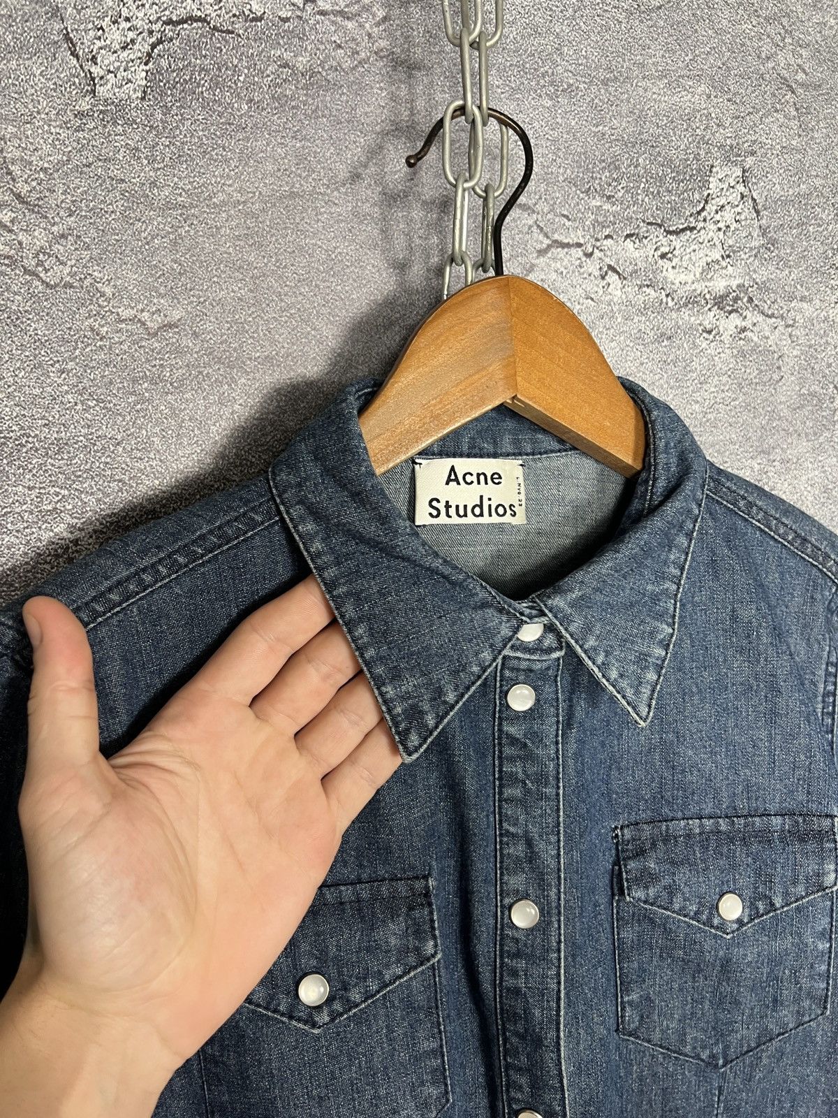 Acne Studios Acne Studios Denim Shirt Dress Size S Size S / US 4 / IT 40 - 4 Thumbnail