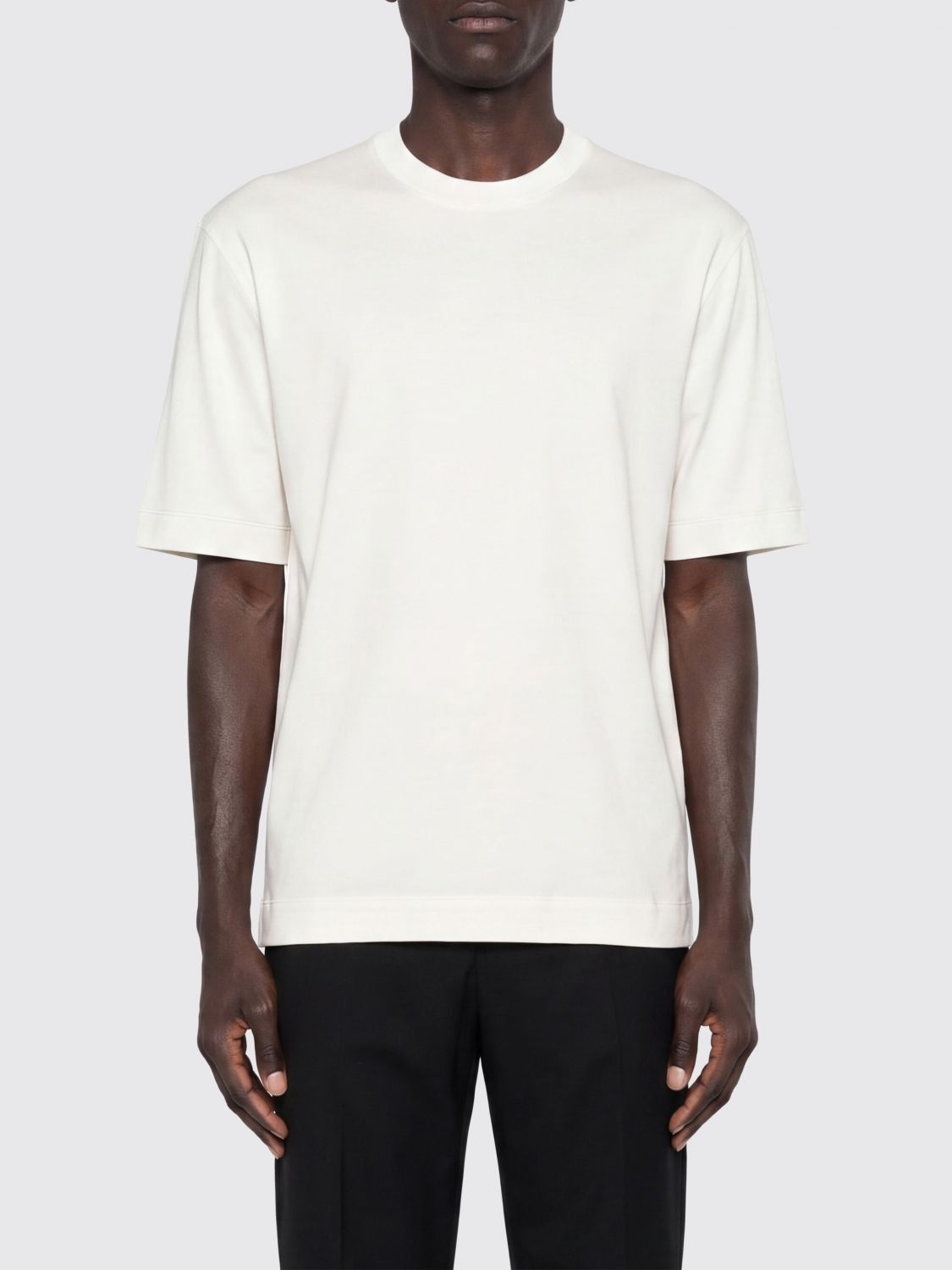 Ermenegildo Zegna Zegna T-Shirt Men White Size US M / EU 48-50 / 2 - 1 Thumbnail