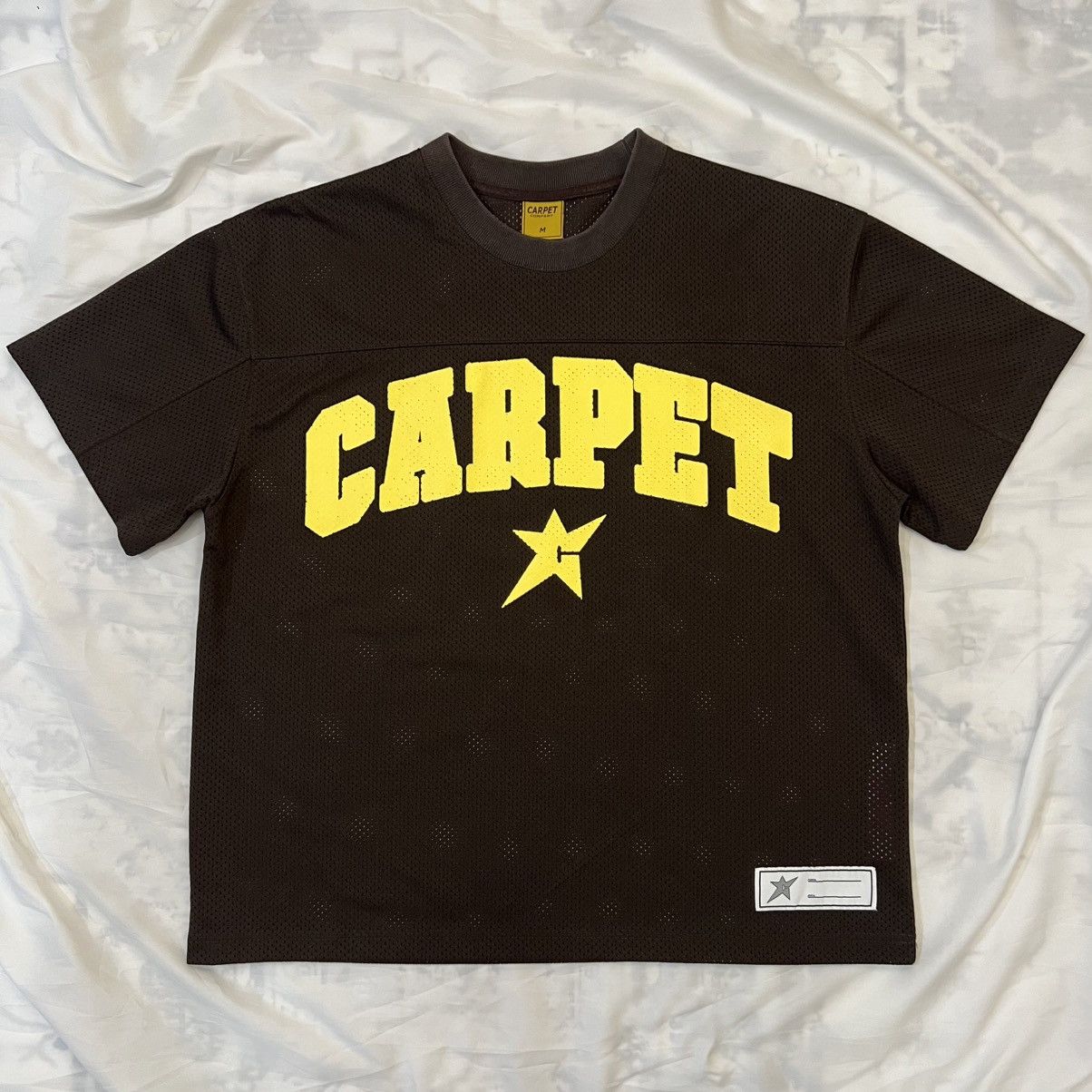 Carpet Company Mesh Jersey - Brown/Yellow - Men's [M] Size US M / EU 48-50 / 2 - 1 Thumbnail