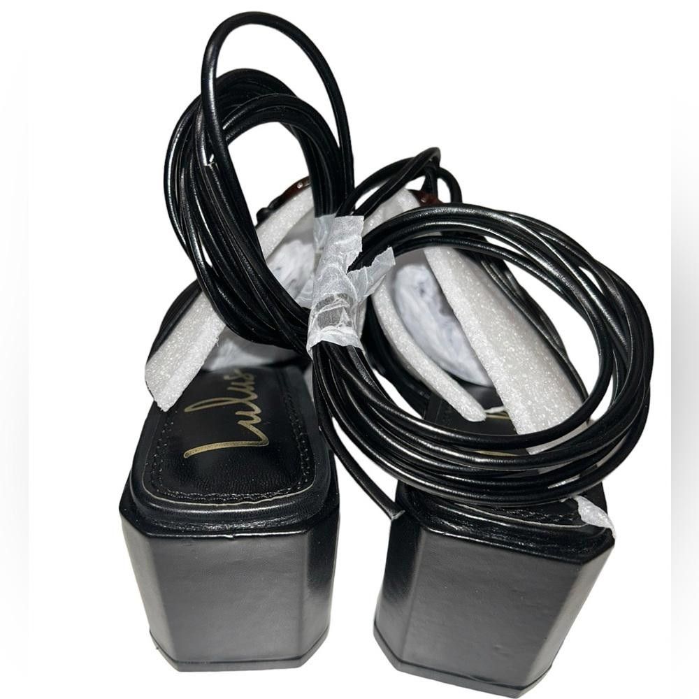 Lulus Lulus l NWT Finu Lace Up Heeled Sandals Size 6 Size US 6 / IT 36 - 3 Thumbnail