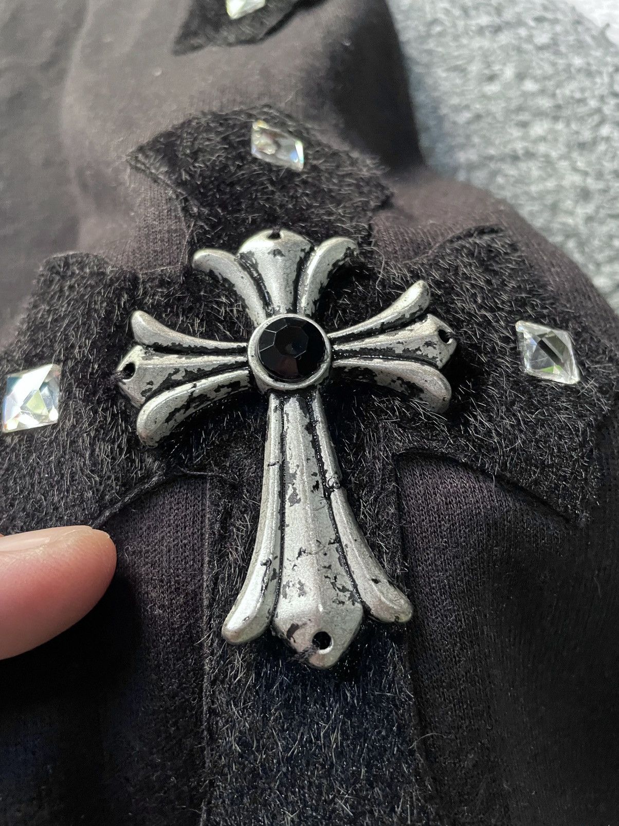 20471120 IRON CROSS SWEATSHIRT FUR MATERIAL Size US M / EU 48-50 / 2 - 10 Thumbnail