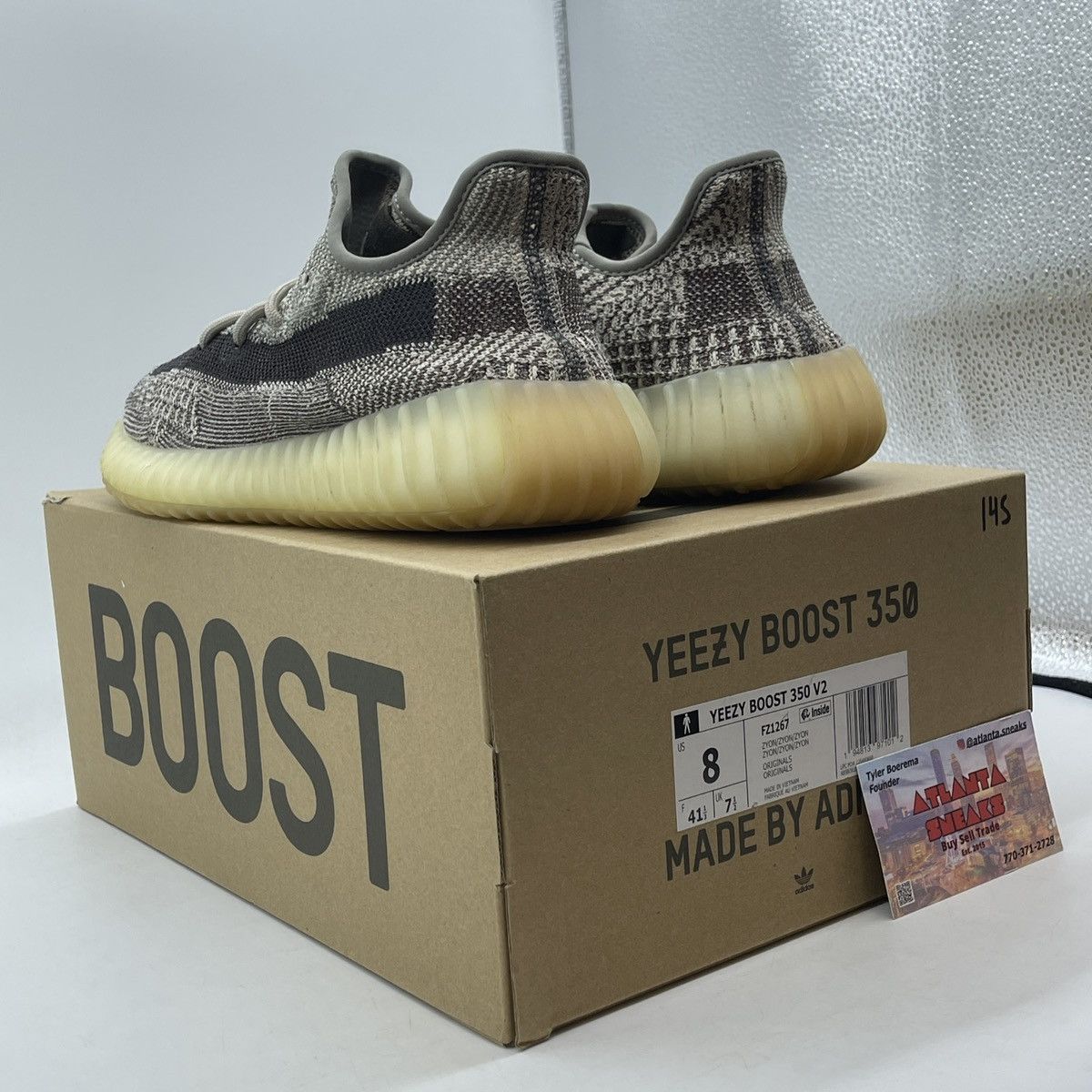 Adidas Yeezy boost 350 V2 zyon Size US 8 / EU 41 - 4 Thumbnail