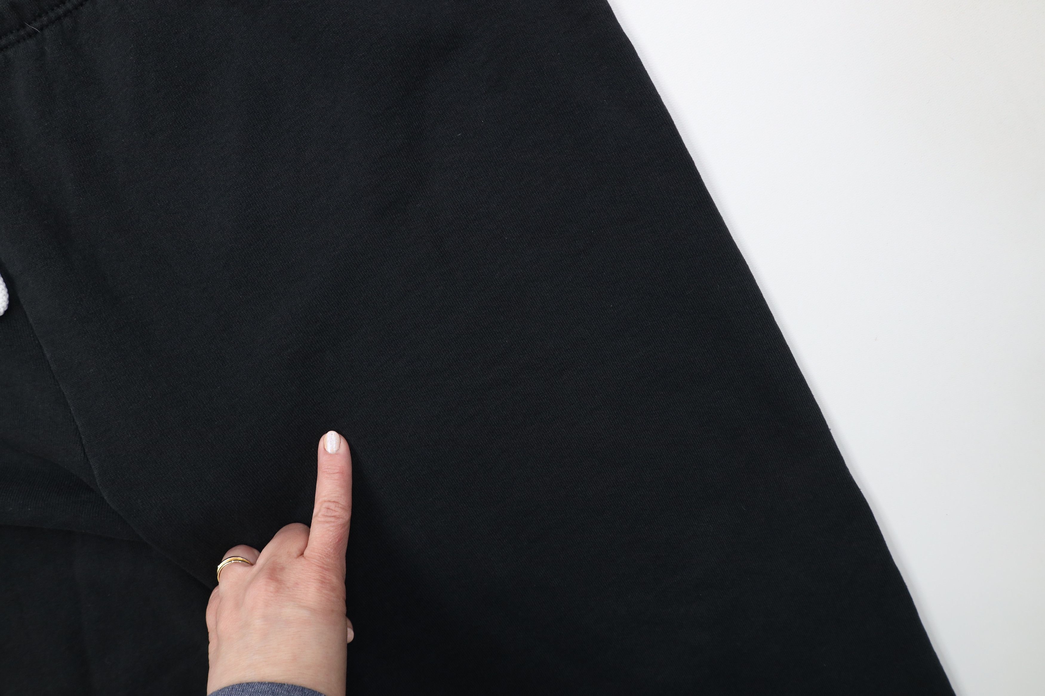 Vintage Vintage 90s Streetwear Blank Cuffed Sweatpants Joggers Black Size US 38 / EU 54 - 6 Thumbnail